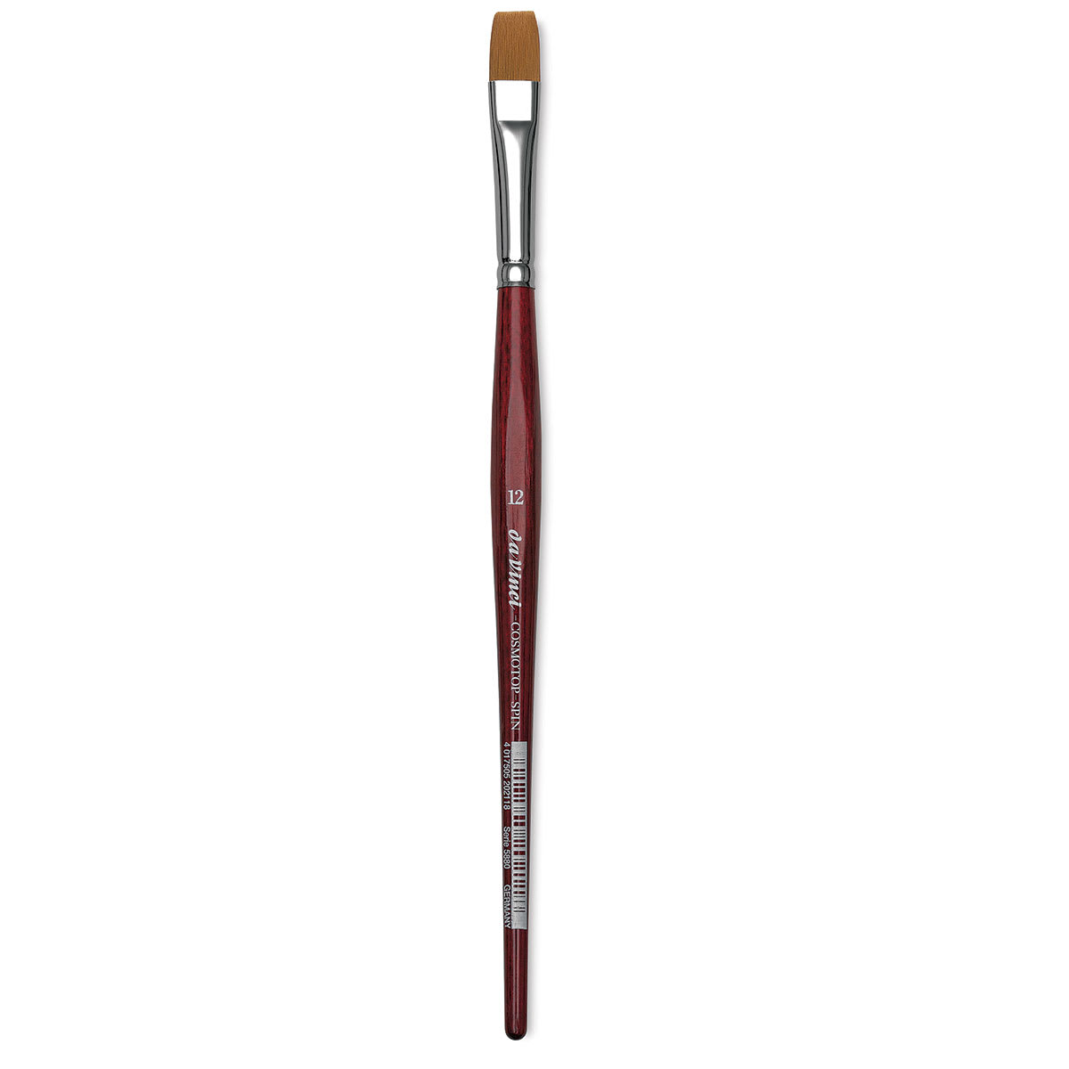 Da Vinci Cosmotop Spin Brush - Flat, Short Handle, Size 12