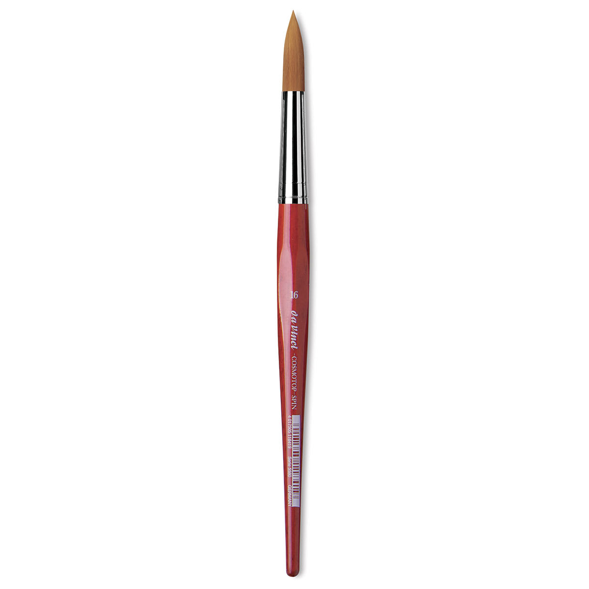 Da Vinci Artist Brush Set - Size 16 Round brush shown upright