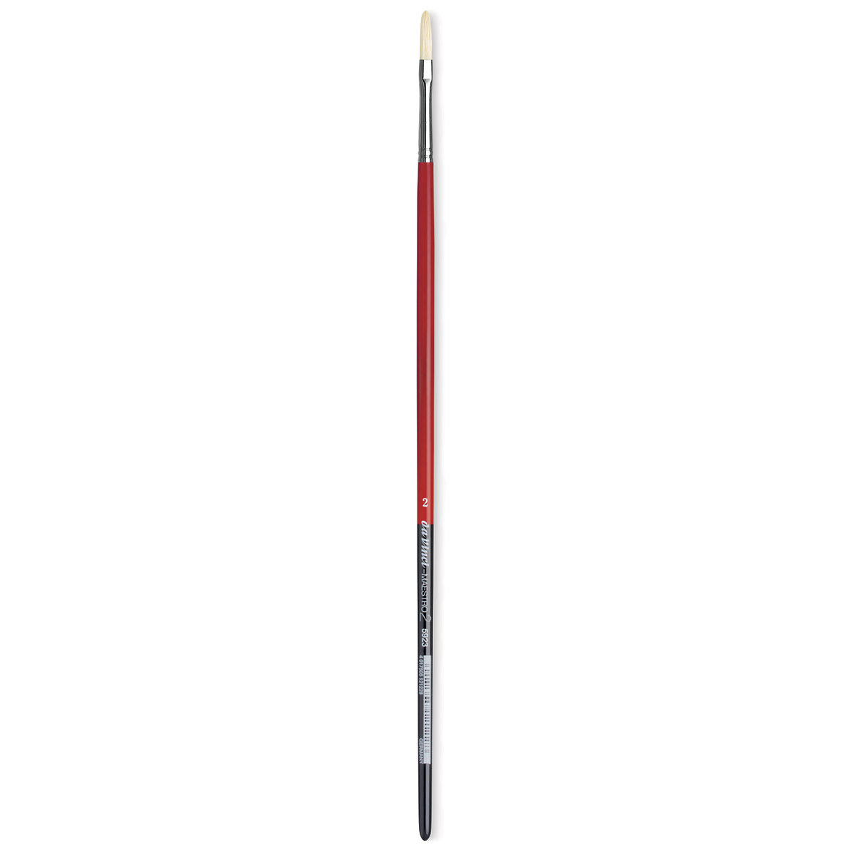 Da Vinci Maestro 2 Hog Bristle Brush - Filbert, Long Handle, Size 2