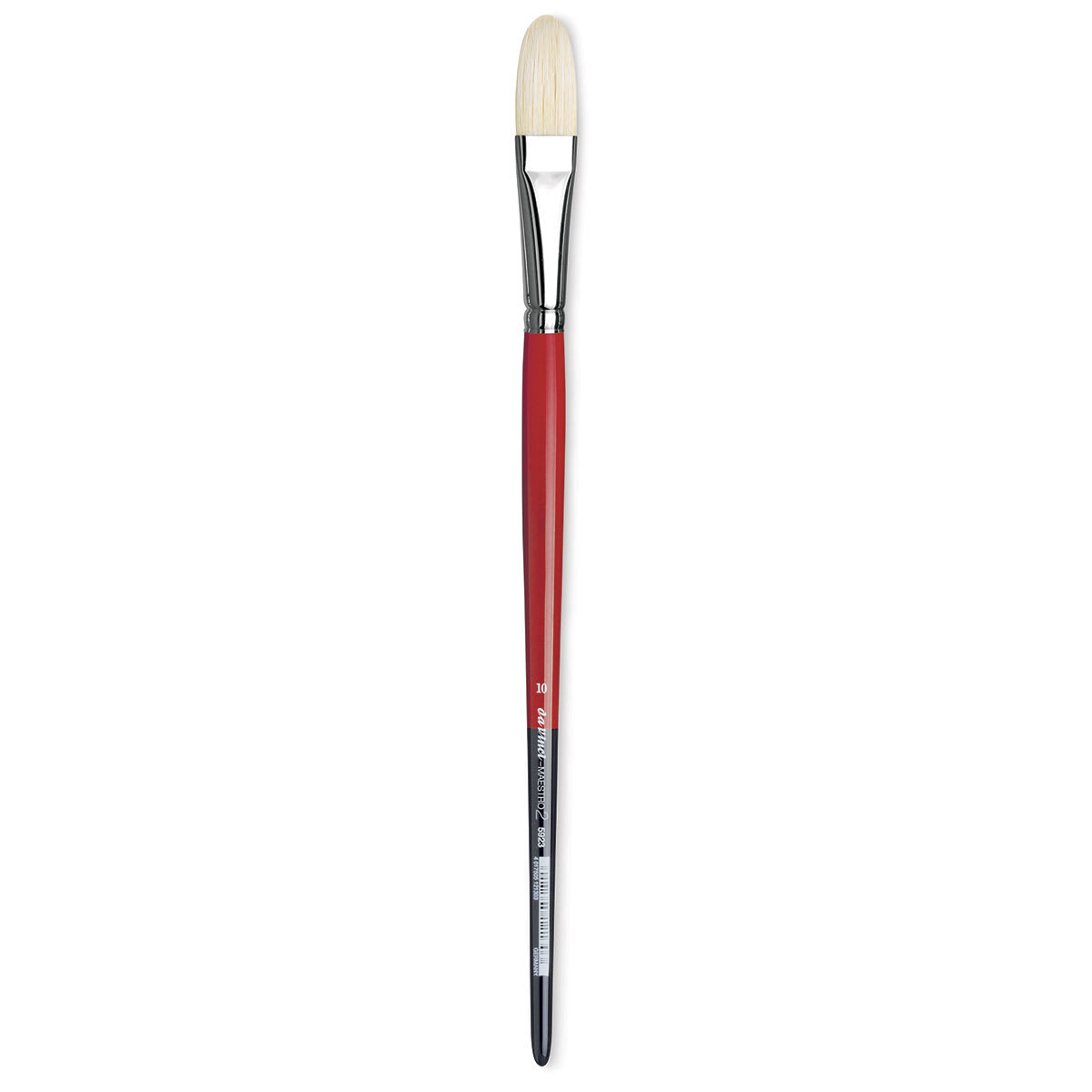 Da Vinci Maestro 2 Hog Bristle Brush - Filbert, Long Handle, Size 10