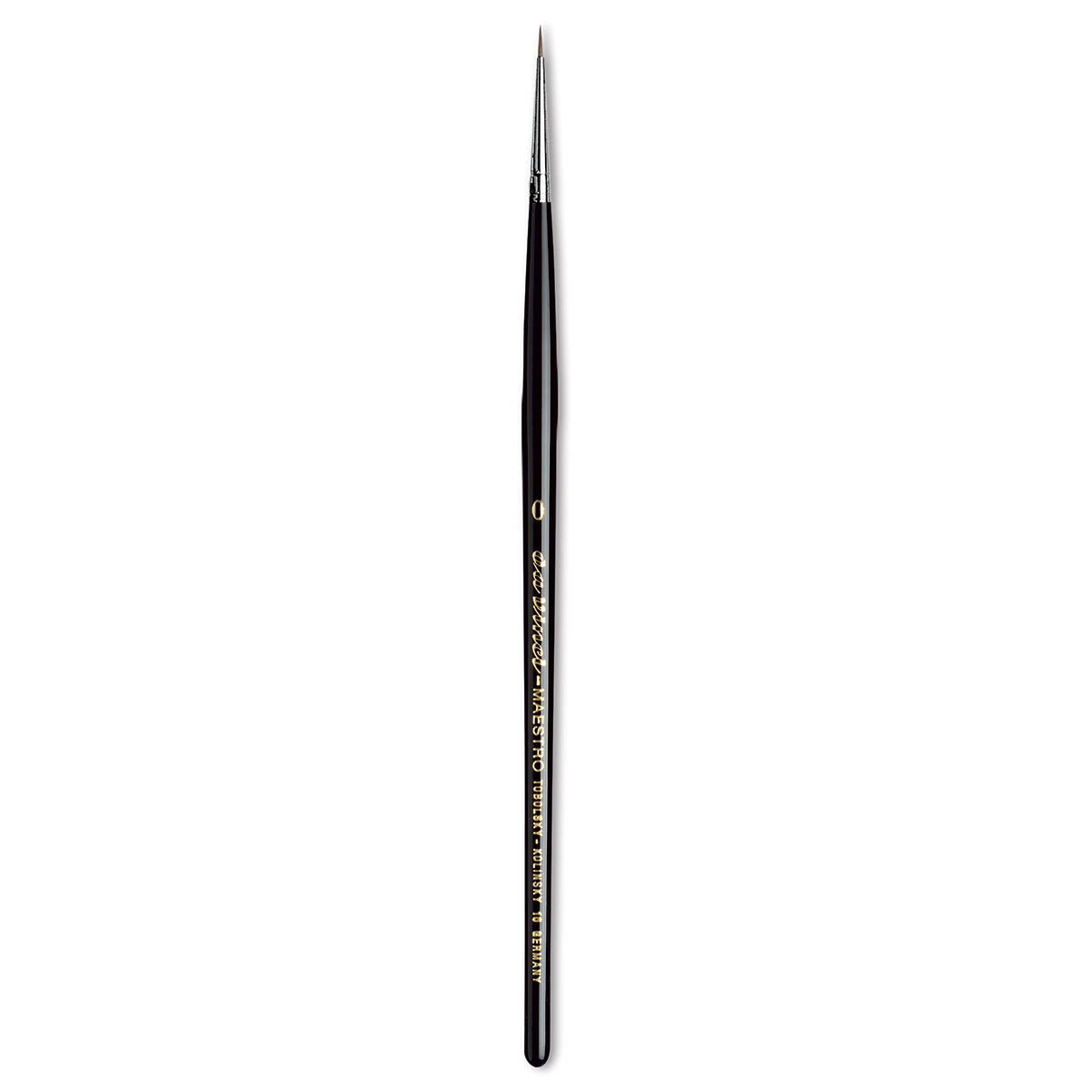 Da Vinci Maestro Kolinsky Sable Brush - Round, Short Handle, Size 0