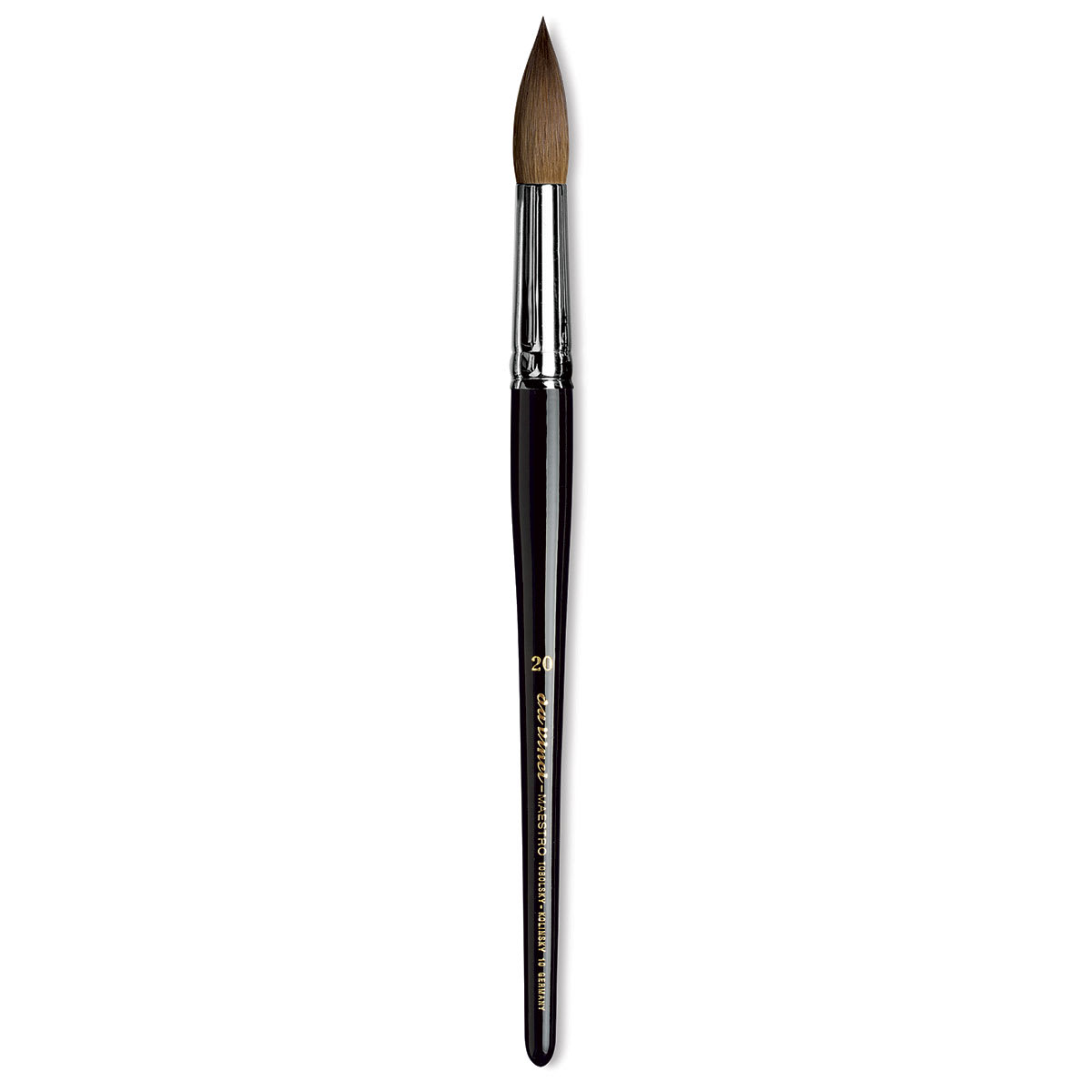 Da Vinci Maestro Kolinsky Sable Brush - Round, Short Handle, Size 20