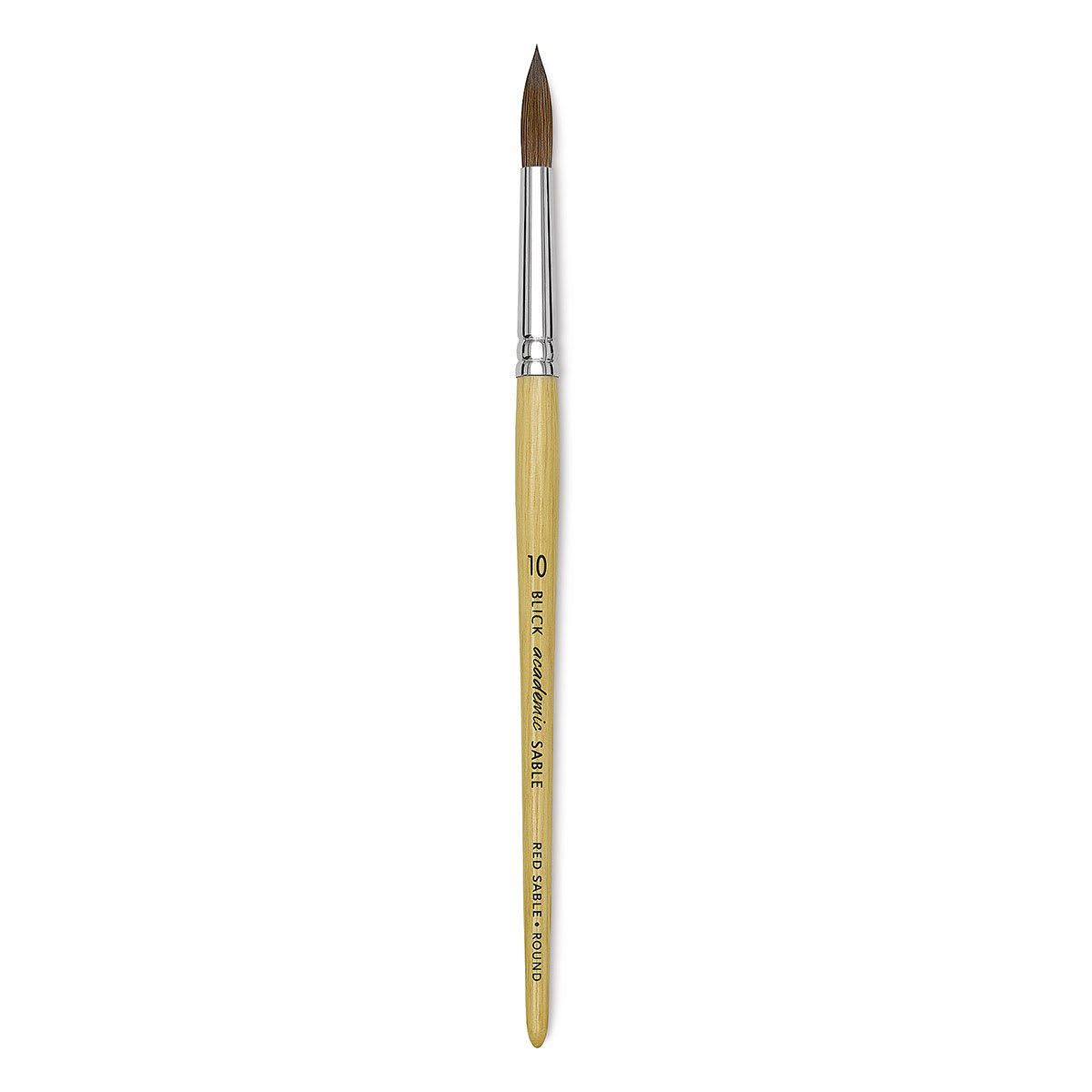 Blick Academic Sable Brush - Round, Natural Handle, Size 10