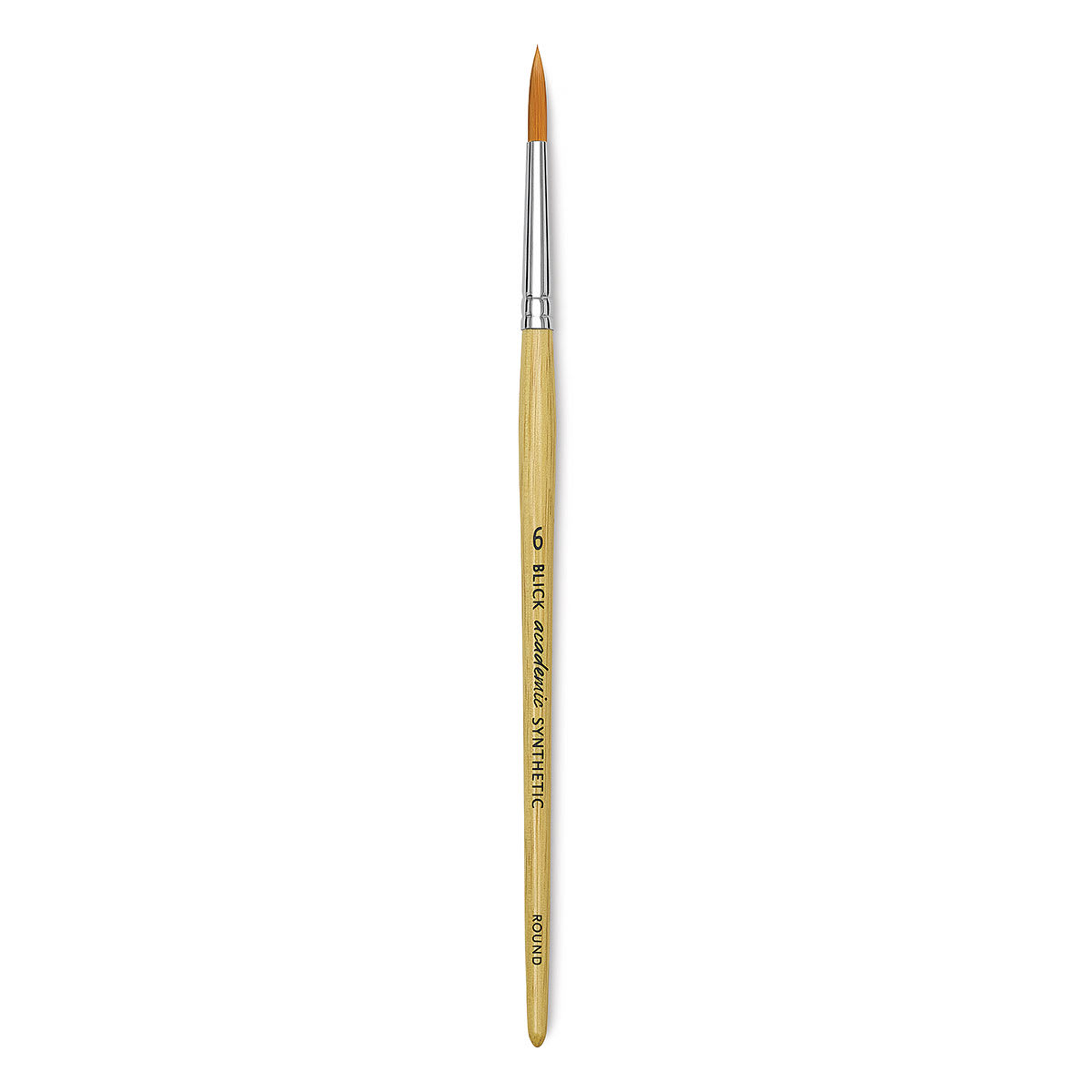Blick Academic Synthetic Golden Taklon Brush - Round, Size 6