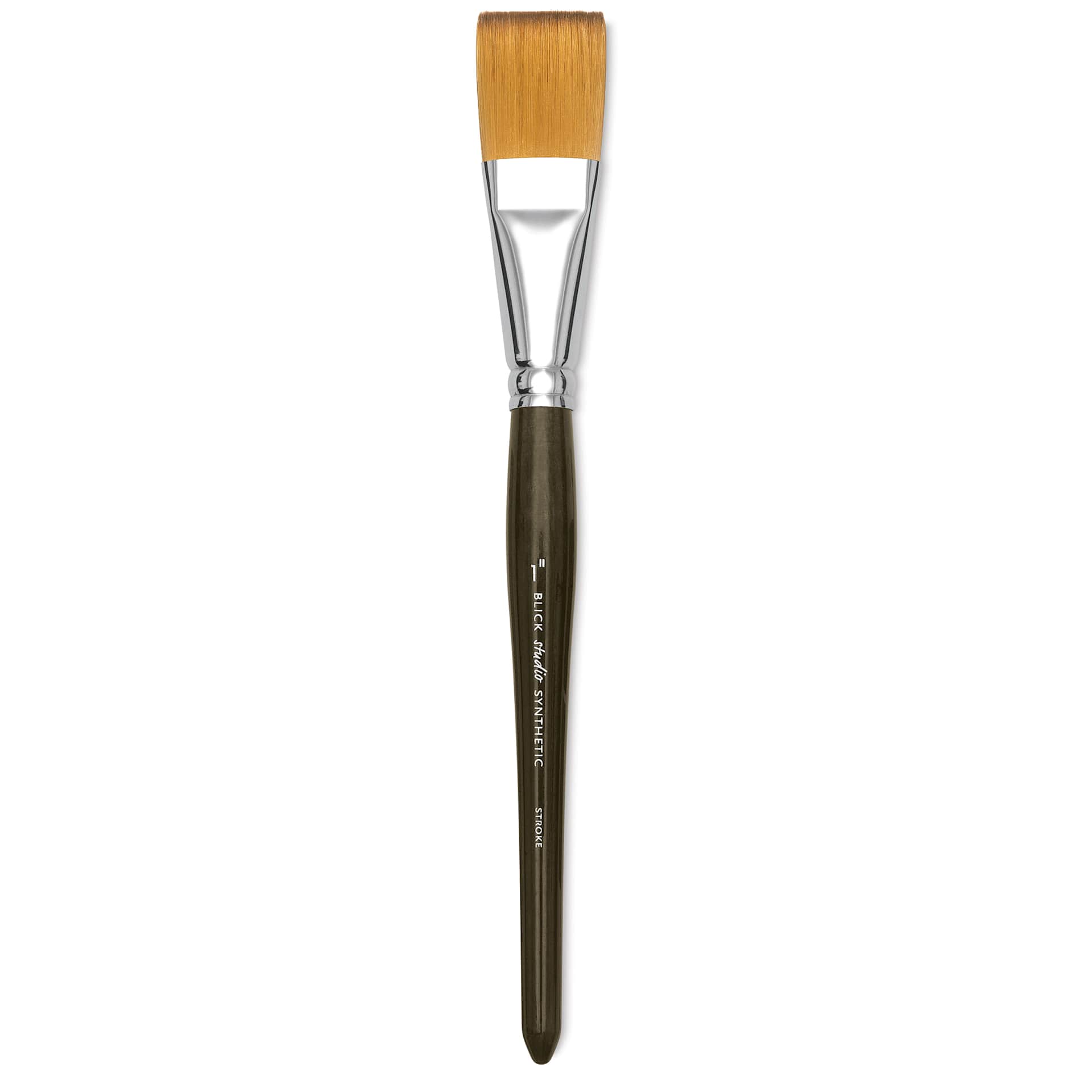 Blick Studio Short Handle Synthetic Brush - One-Stroke Wash, Short Handle, 1"