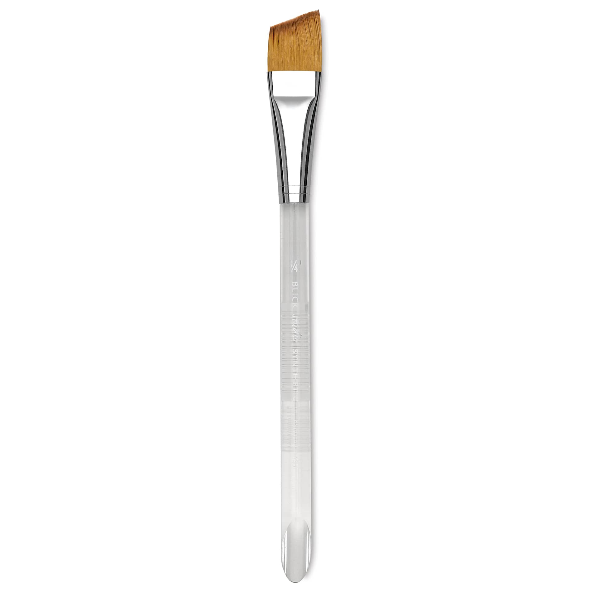 Blick Studio Short Handle Synthetic Brush - Angular Wash, Short Handle, 3/4"
