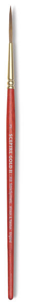Winsor & Newton Sceptre Gold II Brushes - Rigger brush shown upright Winsor & Newton Sceptre Gold II Brushes - Rigger brush shown upright
