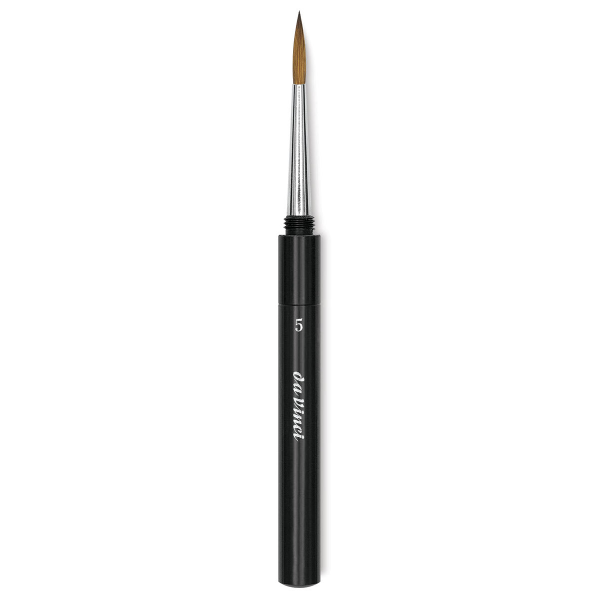 Da Vinci Maestro Kolinsky Brush - Travel Round, Short Handle, Size 5