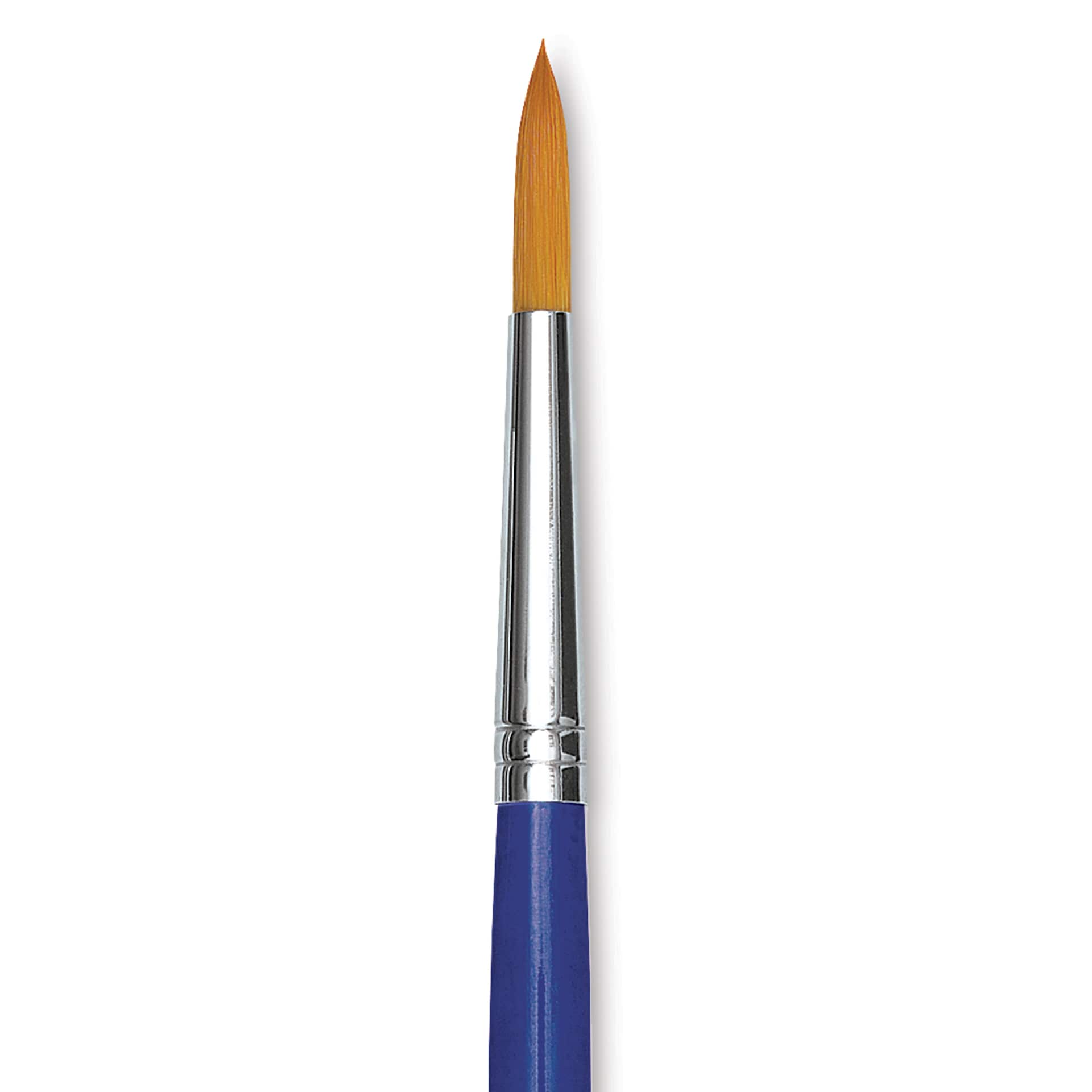 Blick Scholastic Short Handle Golden Taklon Brush - Round, Size 8