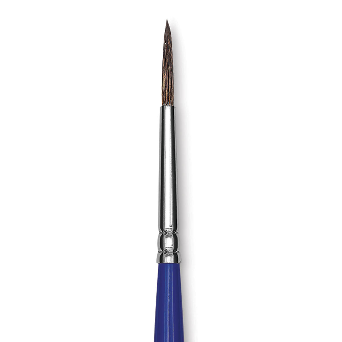 Blick Scholastic Short Handle Red Sable Brush - Round, Size 4 close up