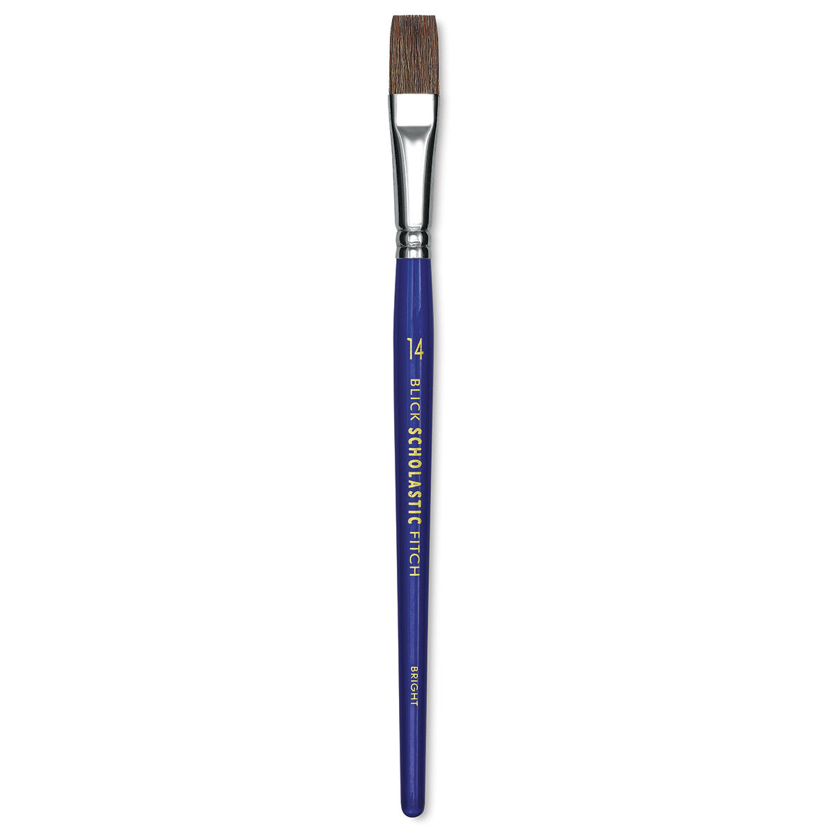 Blick Scholastic Pony Brush - Bright, Short Handle, Size 14