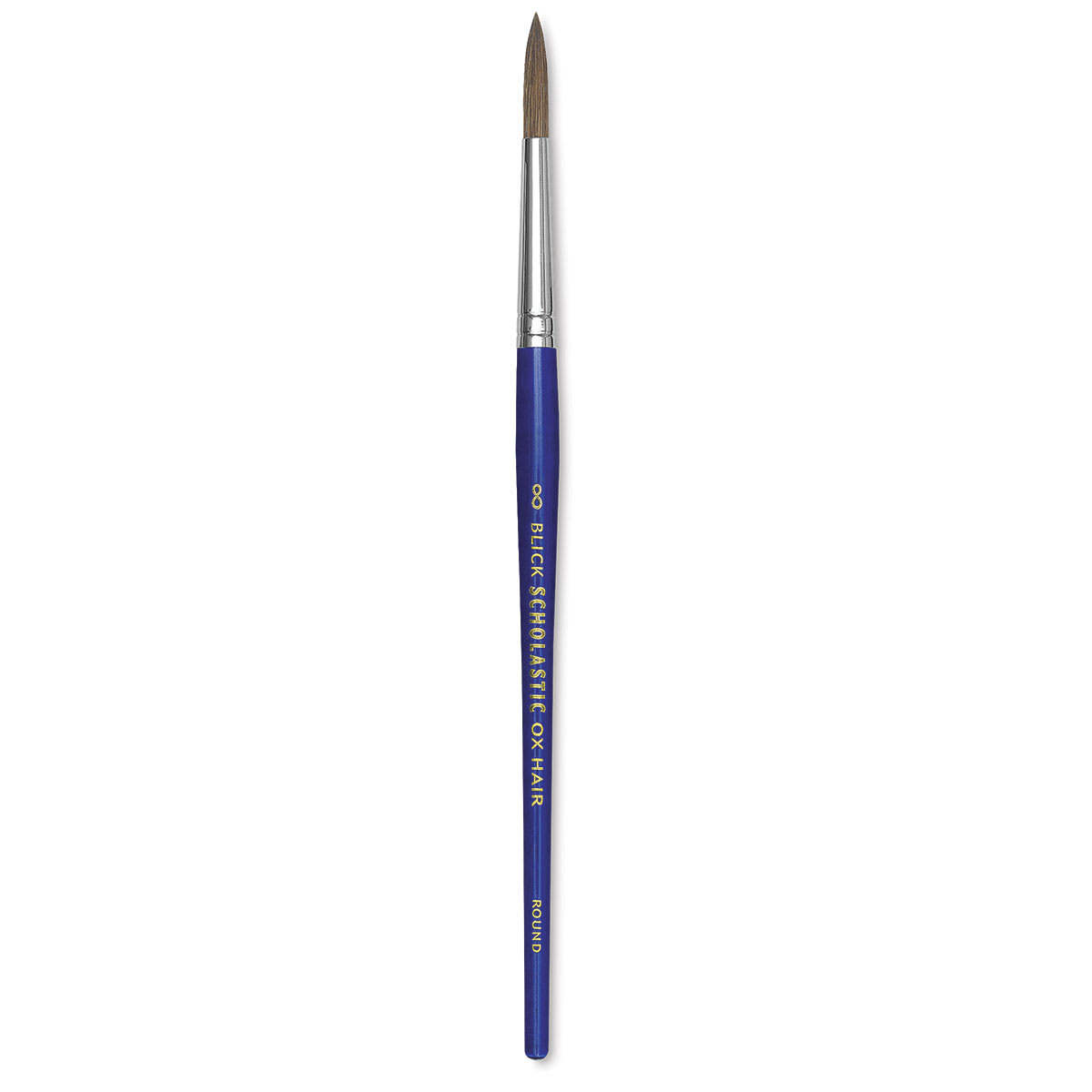 Blick Scholastic Ox Brush - Round, Short Handle, Size 8