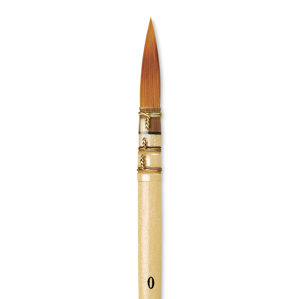 Da Vinci Cosmotop Spin Brush - Quill, Short Handle, Size 0 close up