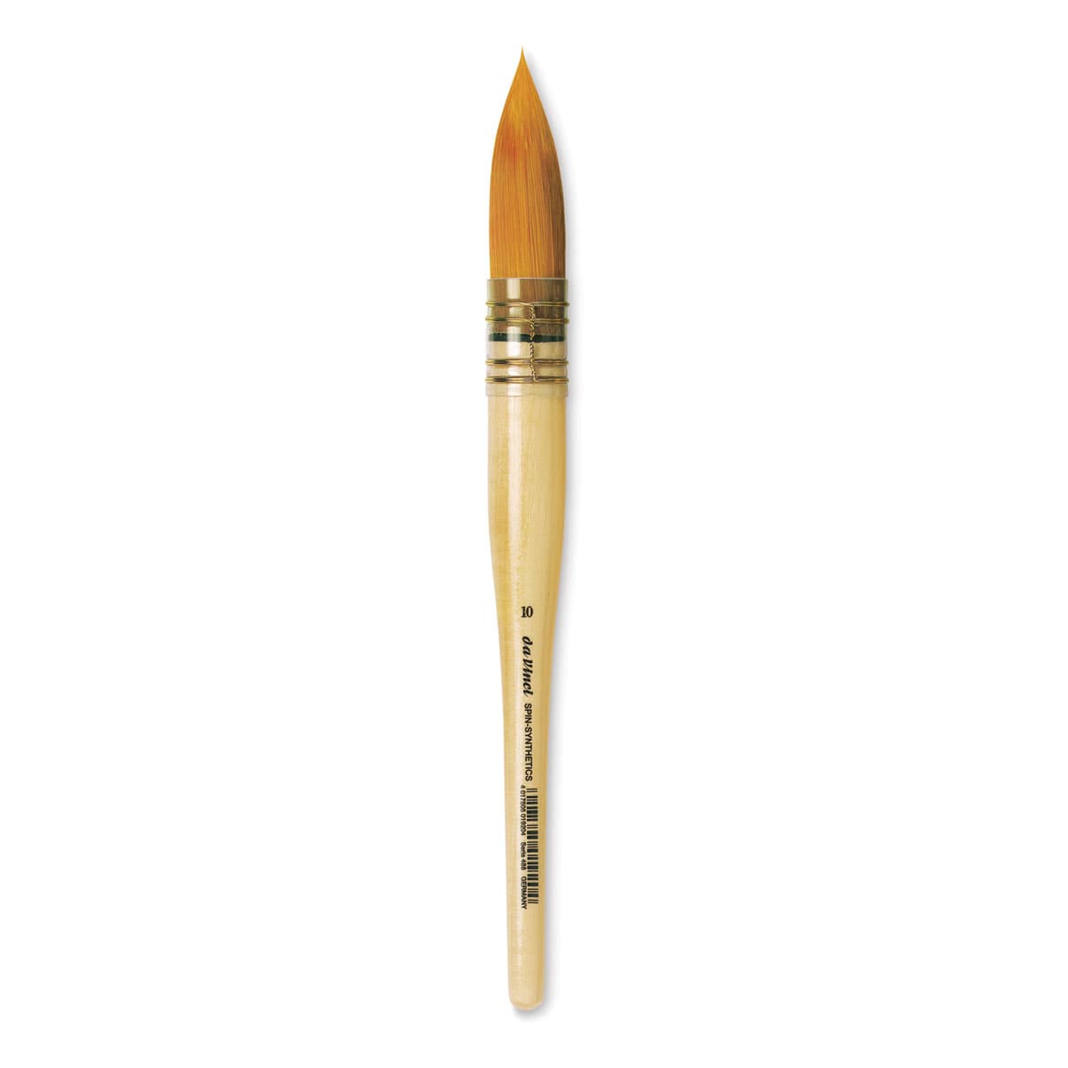 Da Vinci Cosmotop Spin Brush - Quill, Short Handle, Size 10