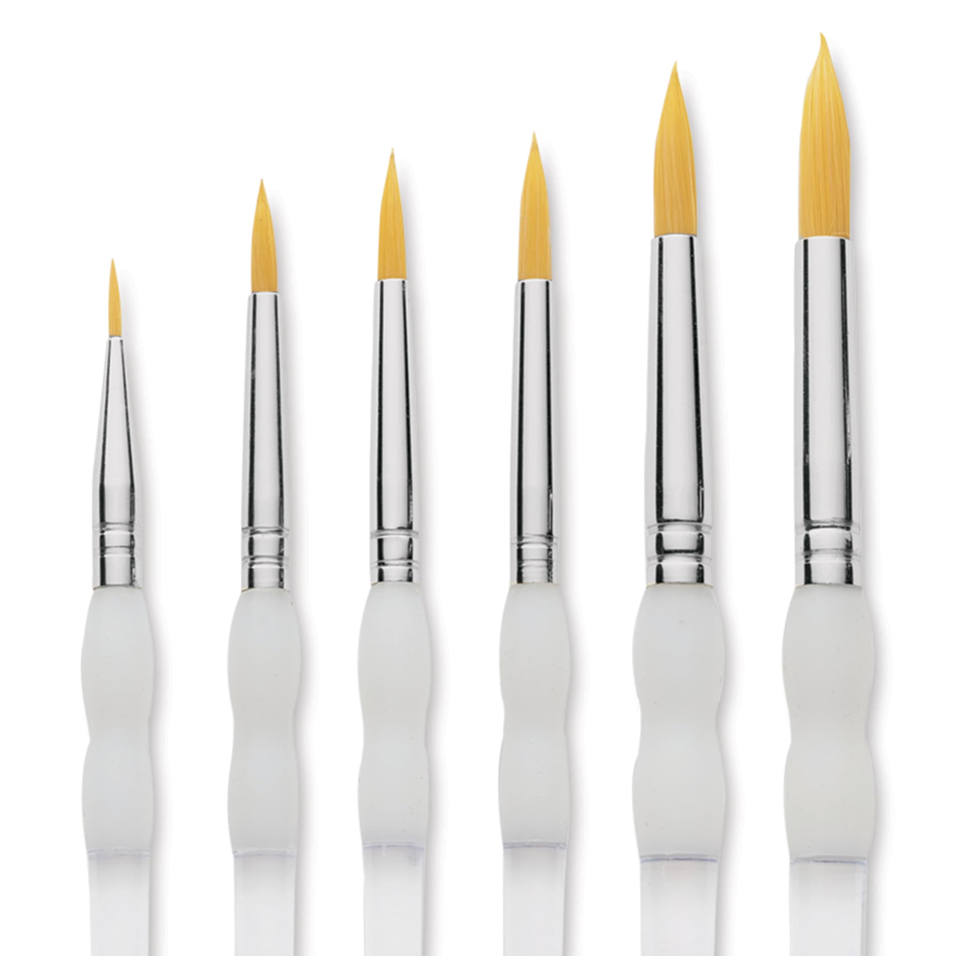 Royal & Langnickel Soft Grip Golden Taklon Brushes and Sets