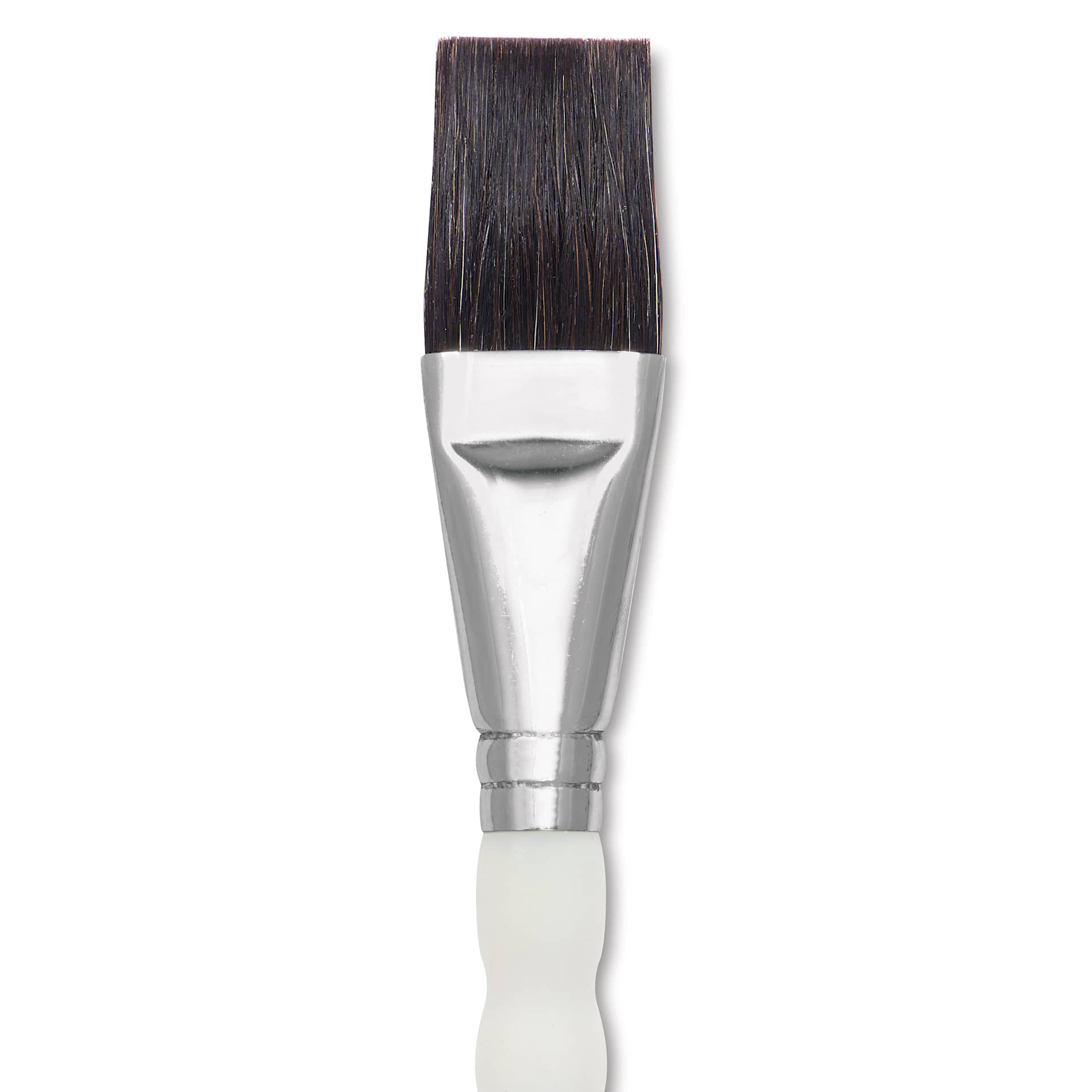 Royal & Langnickel Soft Grip Ox Hair Wash Brush - Short Handle, Size 1", close-up Royal & Langnickel Soft Grip Ox Hair Wash Brush - Short Handle, Size 1", close-up