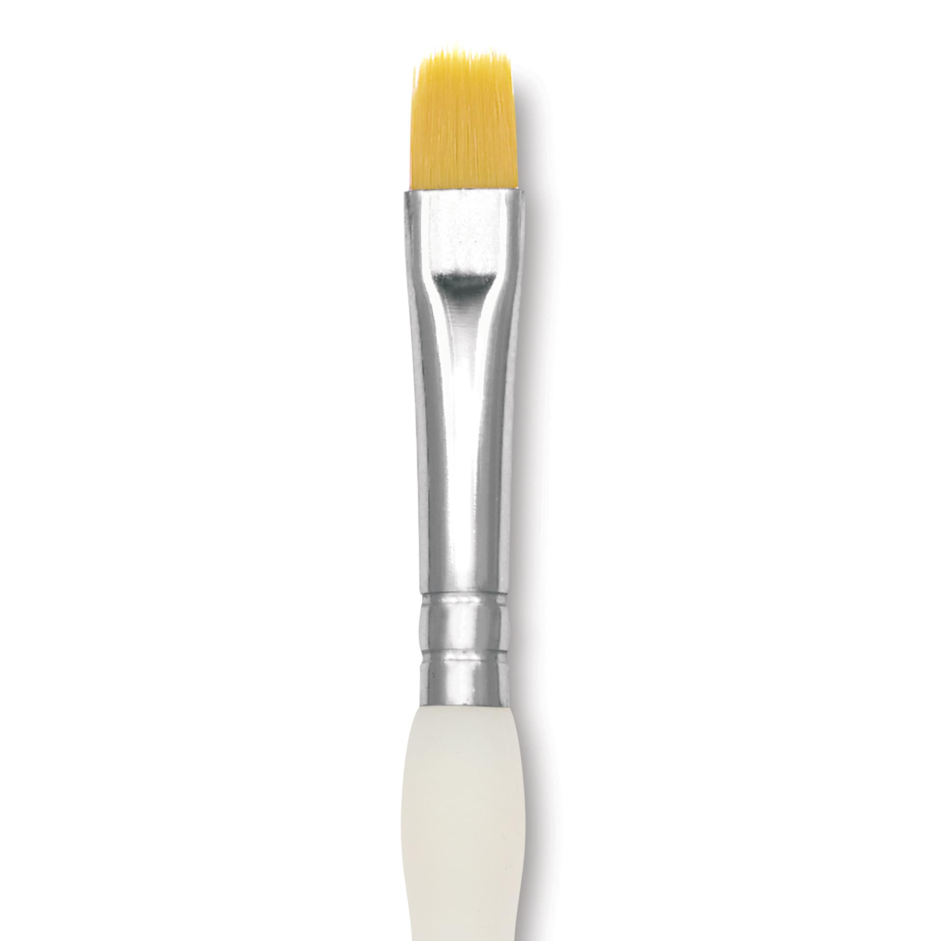 Royal & Langnickel Soft Grip Golden Taklon Brush - Comb, Short Handle, Size 1/4", close-up