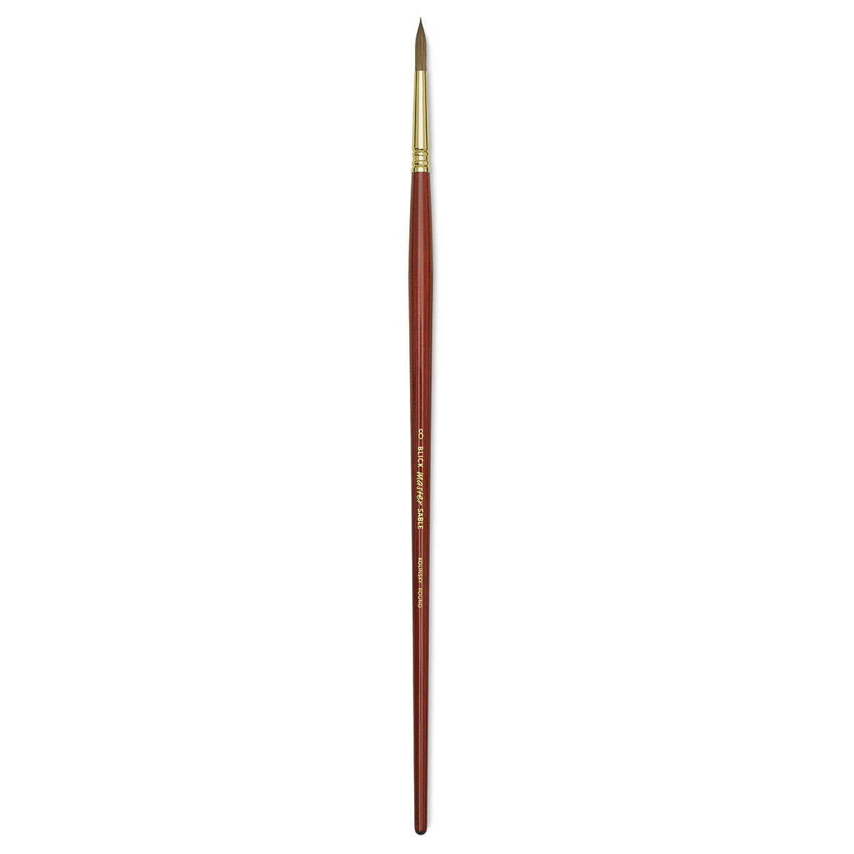 Blick Master Kolinsky Sable Brush - Round, Long Handle, Size 8