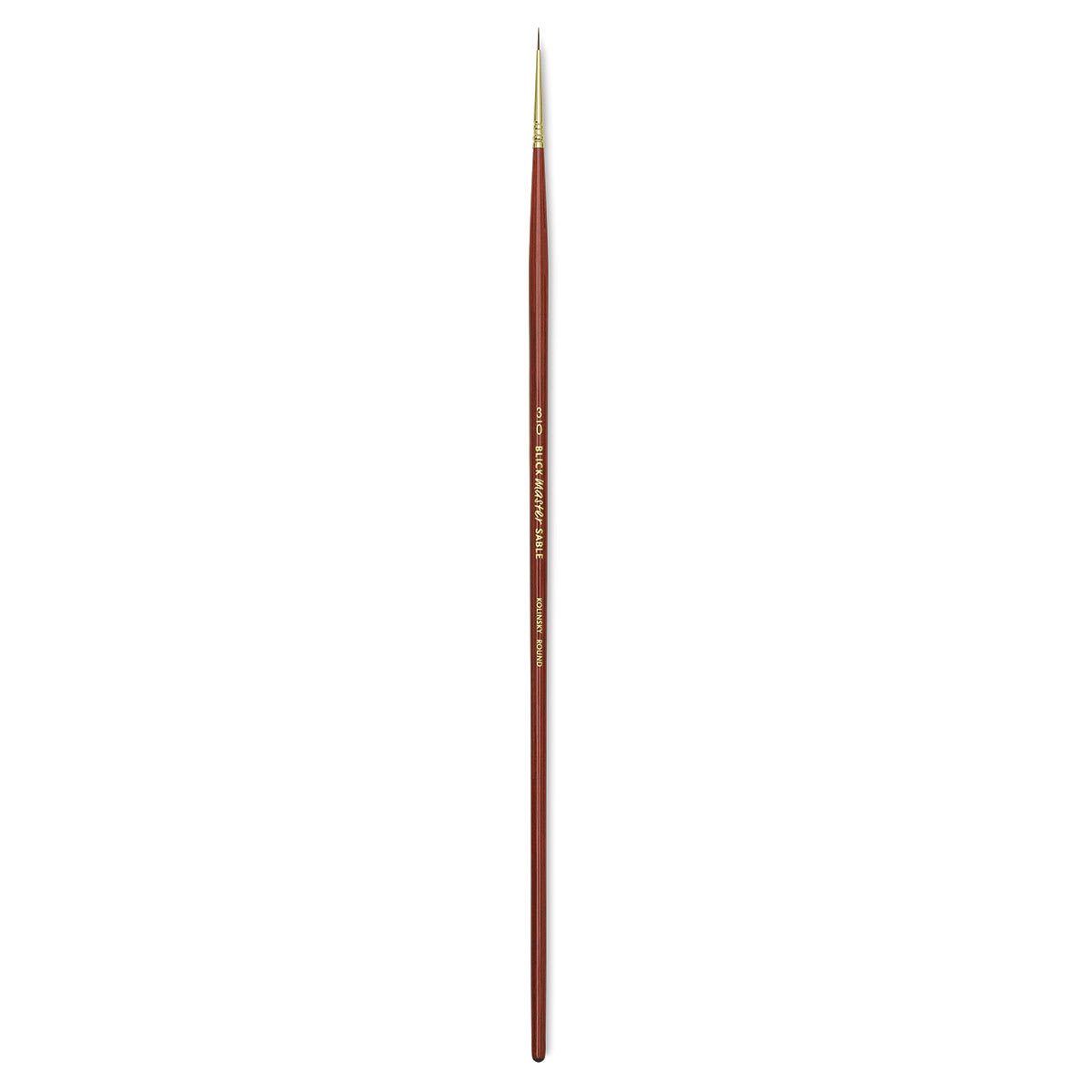 Blick Master Kolinsky Sable Brush - Round, Long Handle, Size 3/0