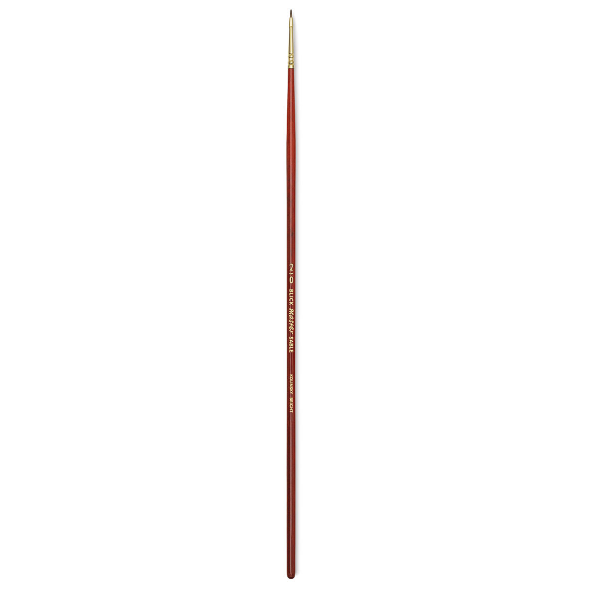 Blick Master Kolinsky Sable Brush - Bright, Long Handle, Size 2/0