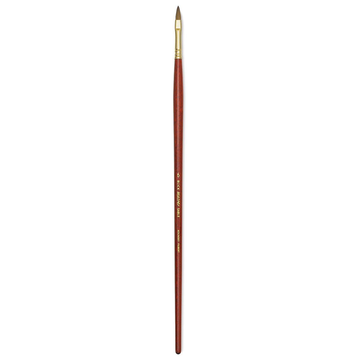Blick Master Kolinsky Sable Brush - Filbert, Long Handle, Size 6