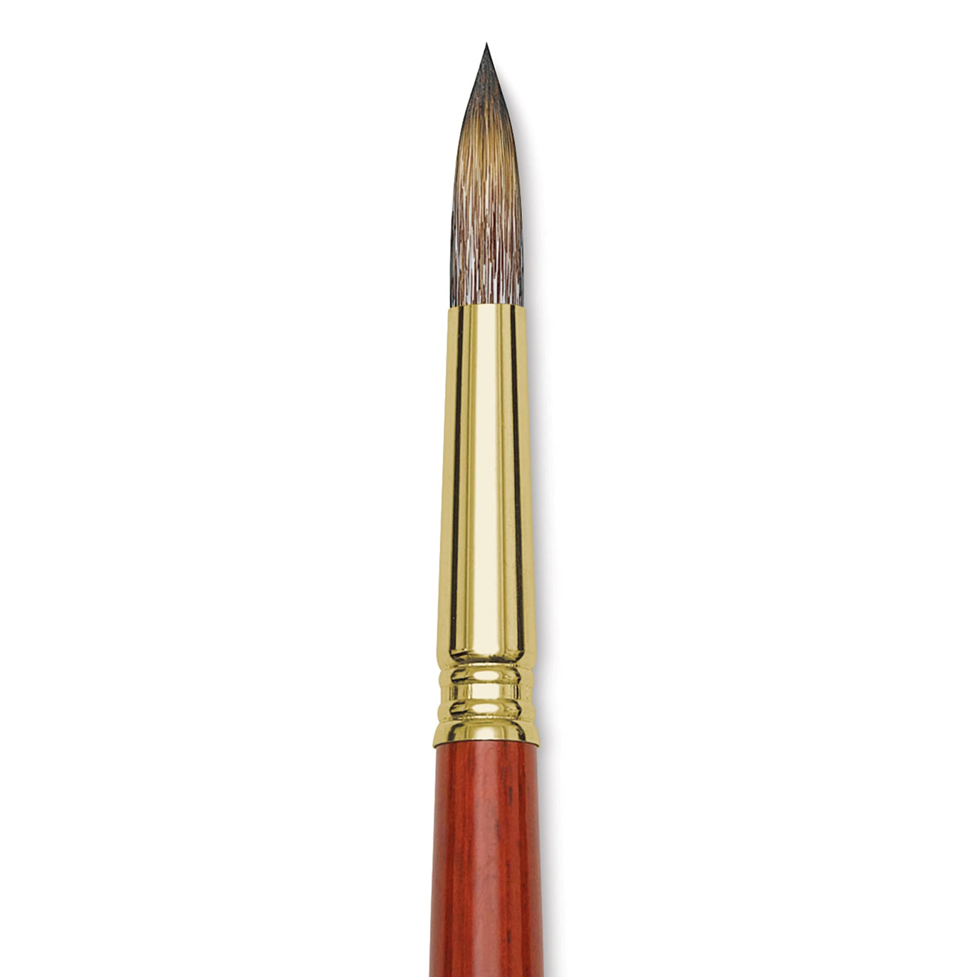 Blick Master Synthetic Brush - Round, Long Handle, Size 14, close-up