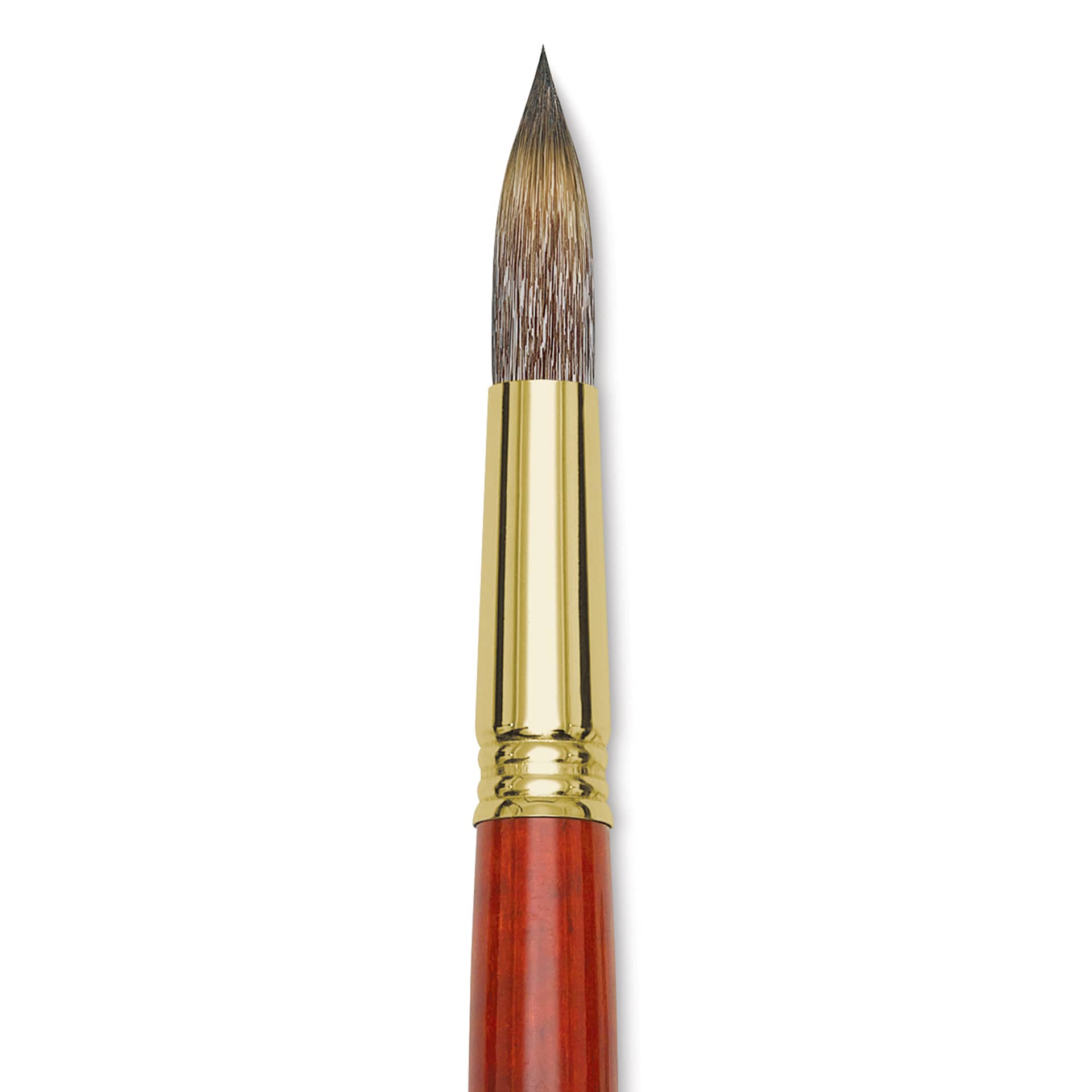 Blick Master Synthetic Brush - Round, Long Handle, Size 18, close-up