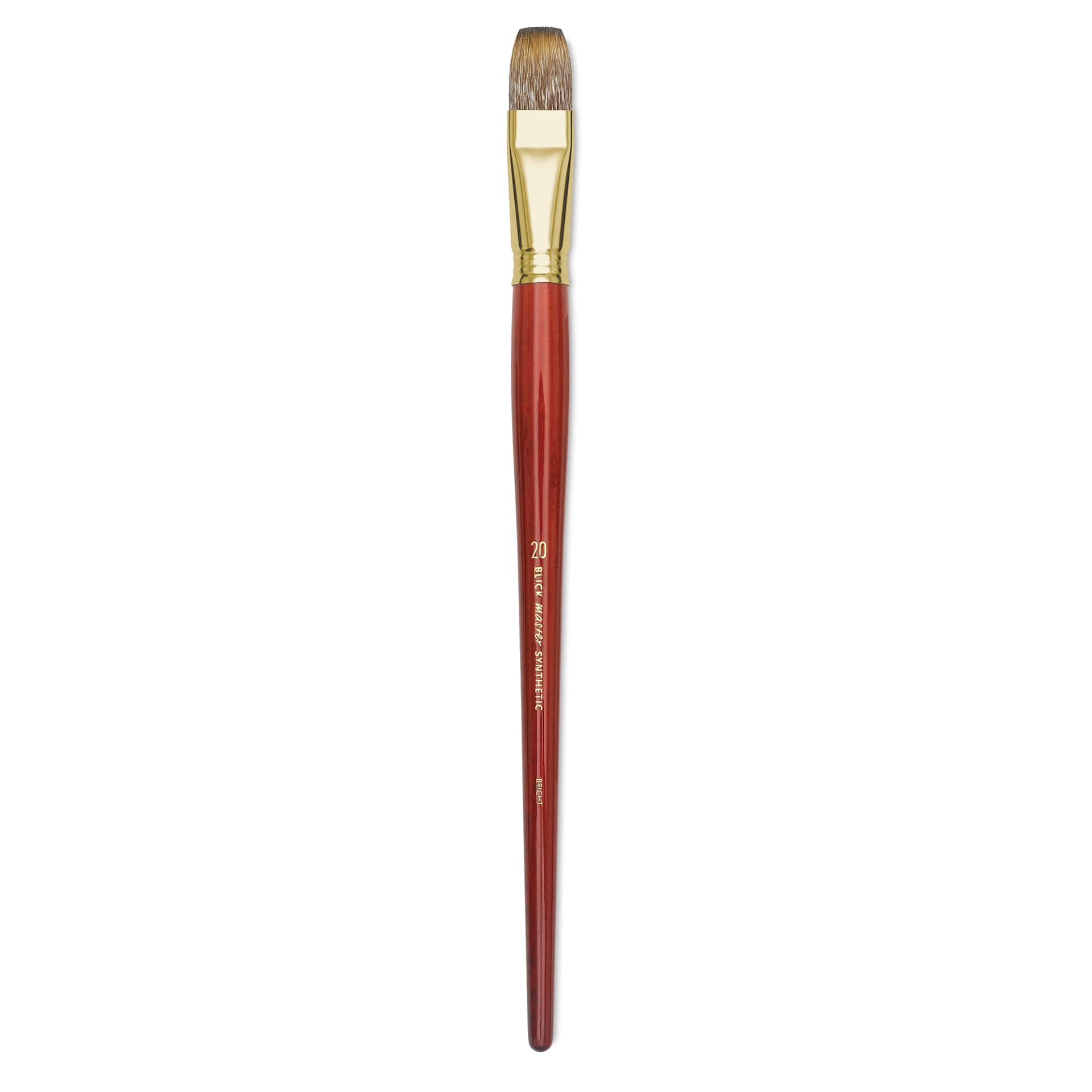 Blick Master Synthetic Brush - Bright, Long Handle, Size 20