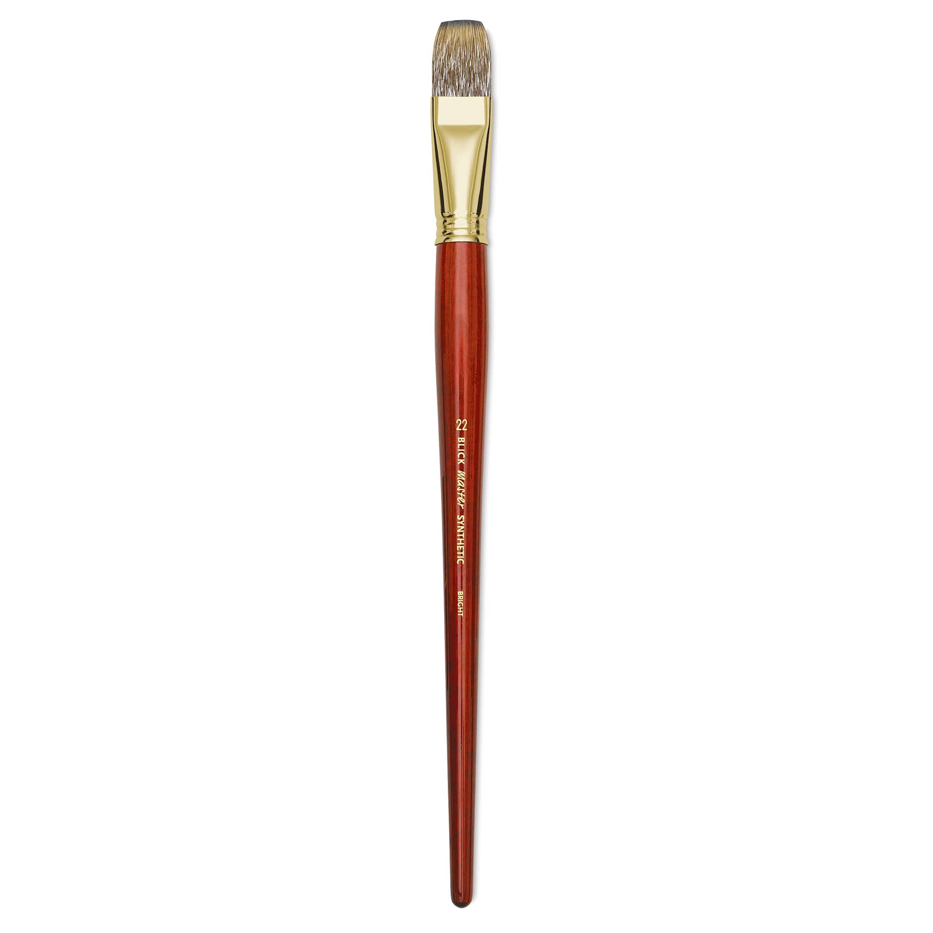 Blick Master Synthetic Brush - Bright, Long Handle, Size 22