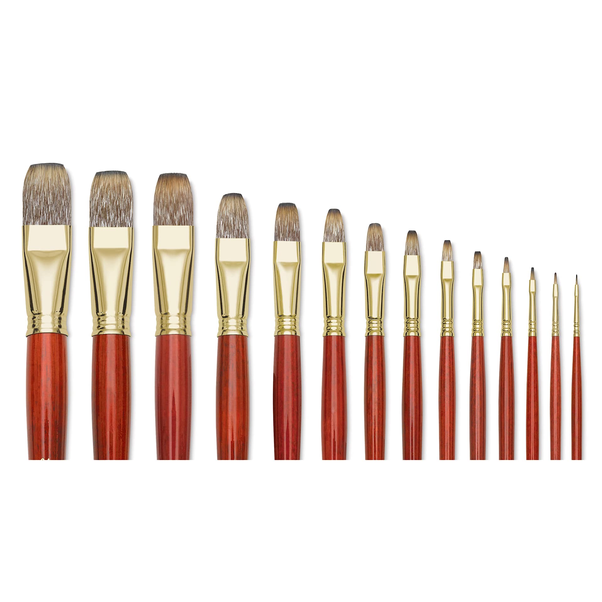 Blick Master Synthetic Mongoose Bright Brushes in various sizes