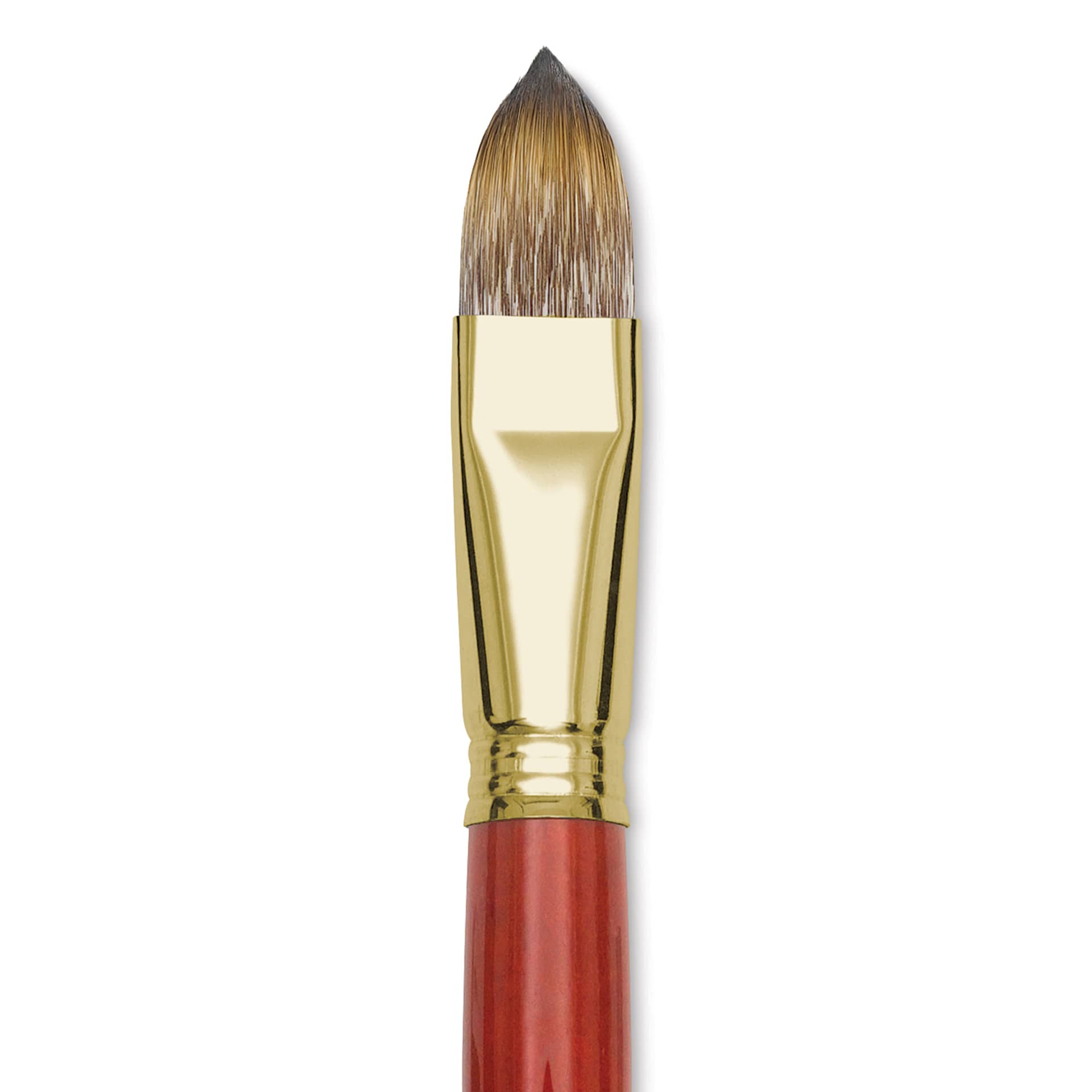 Blick Master Synthetic Brush - Filbert, Long Handle, Size 20, close-up