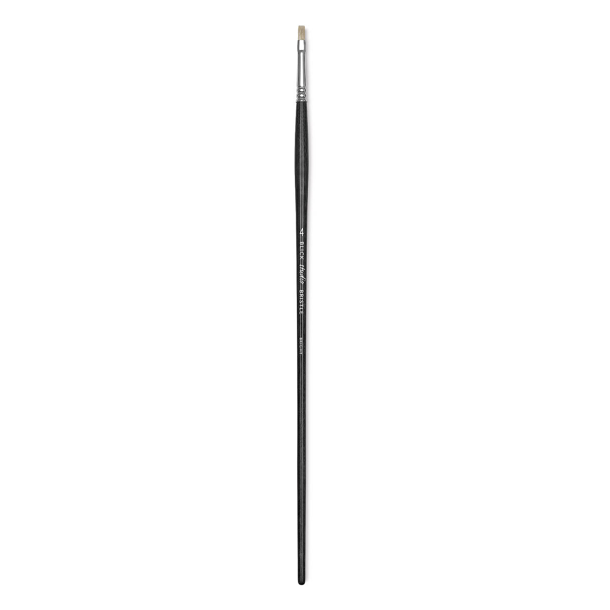 Blick Studio Bristle Brush - Bright, Long Handle, Size 4