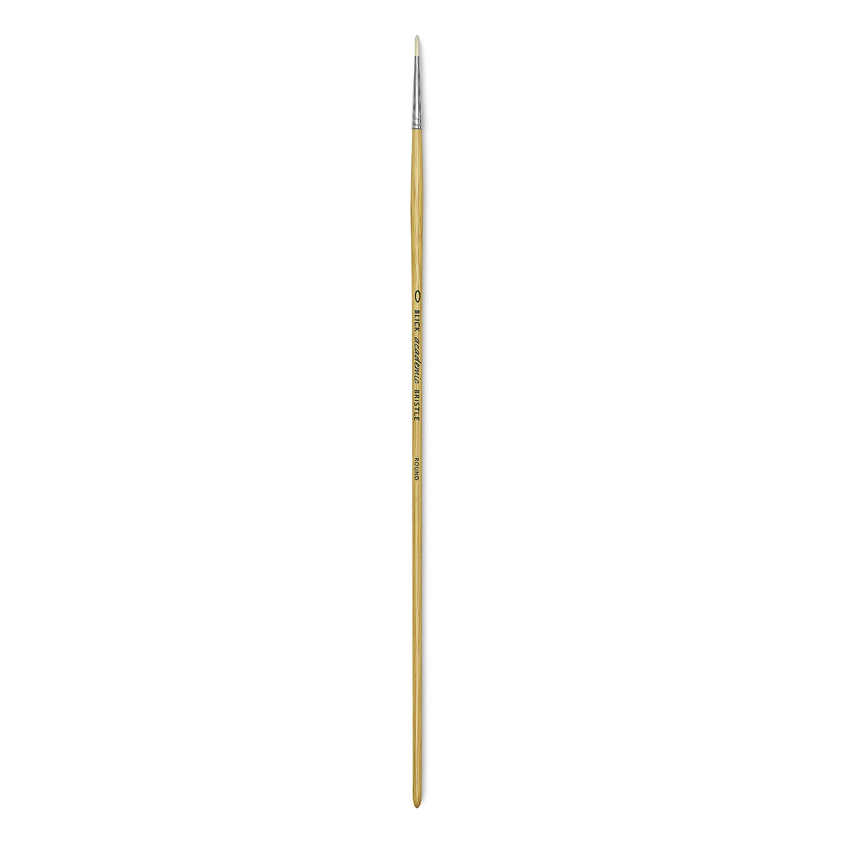 Blick Academic Bristle Brush - Round, Long Handle, Size 0