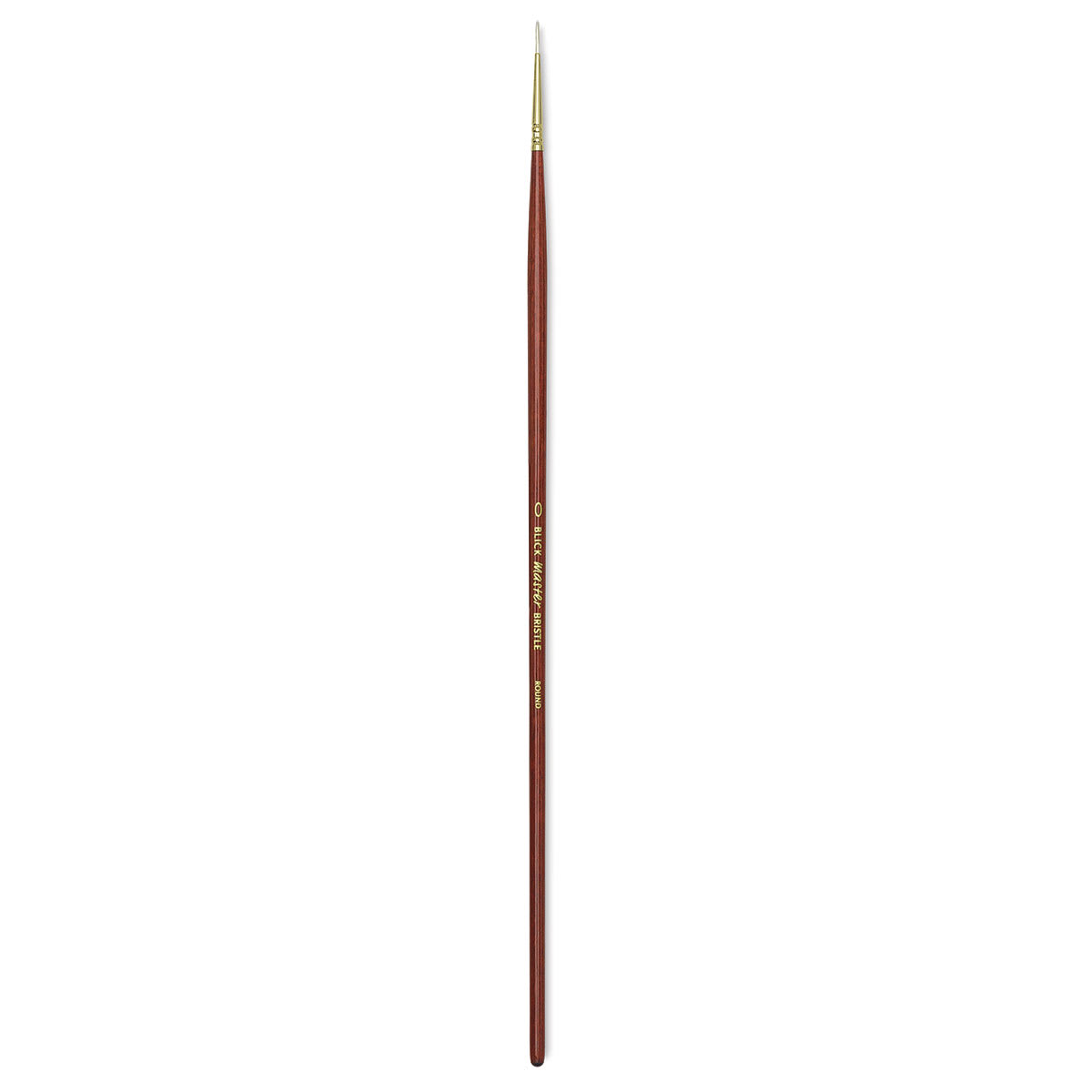 Blick Master Bristle Brush - Round, Long Handle, Red, Size 0