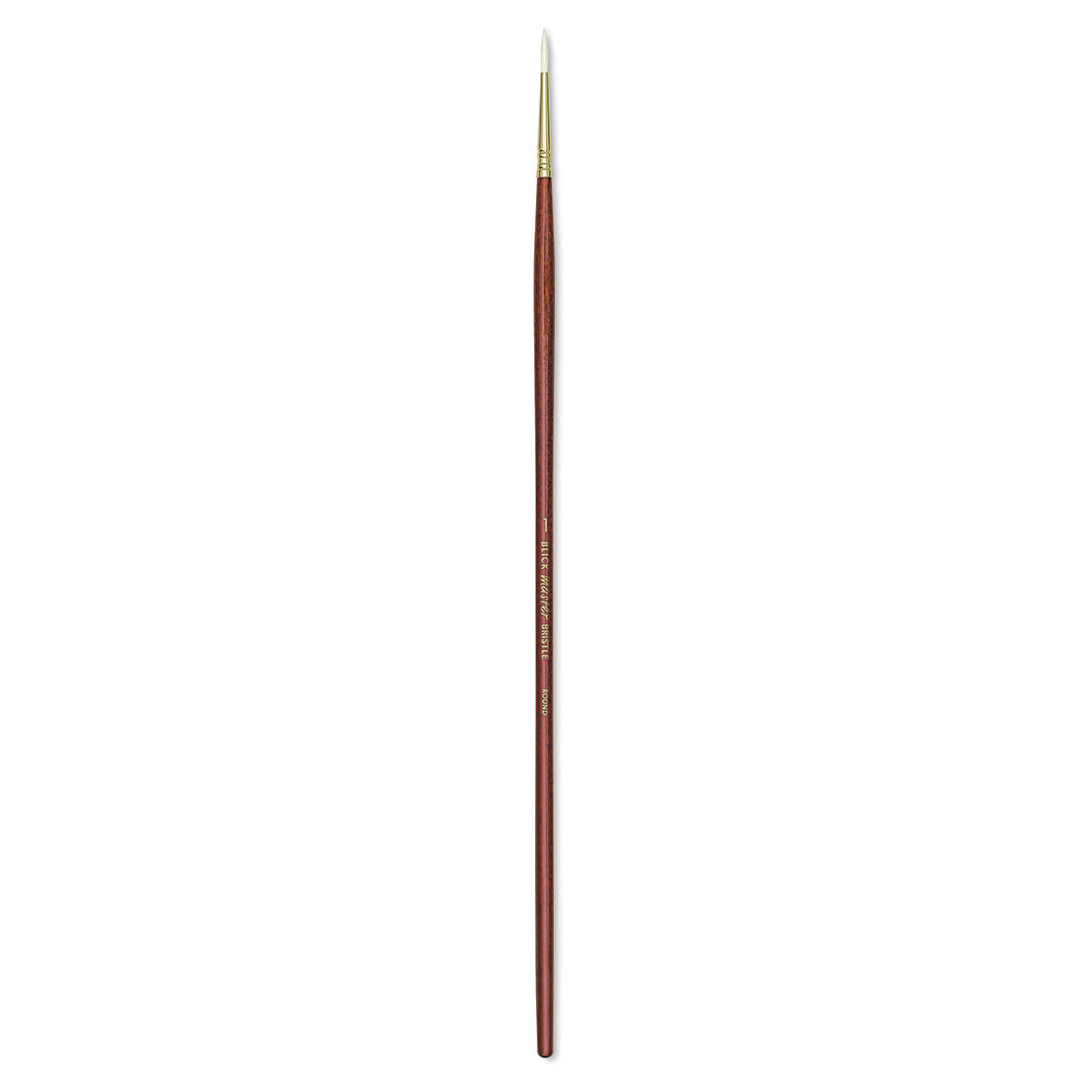 Blick Master Bristle Brush - Round, Long Handle, Red, Size 1