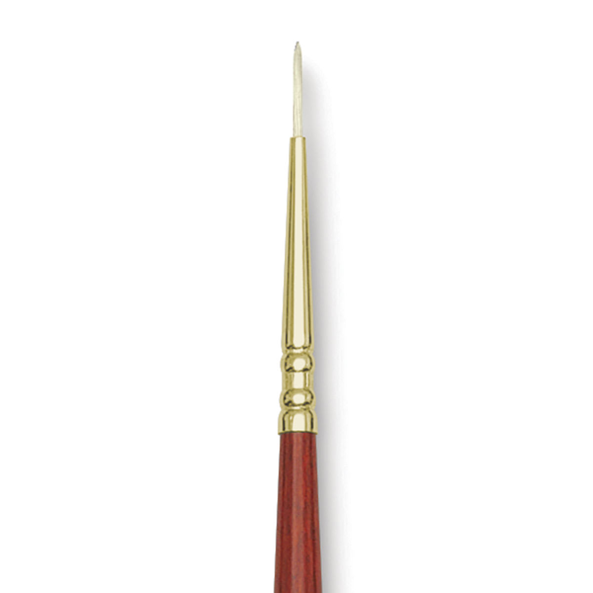 Blick Master Bristle Brush - Round, Long Handle, Size 2/0 close up