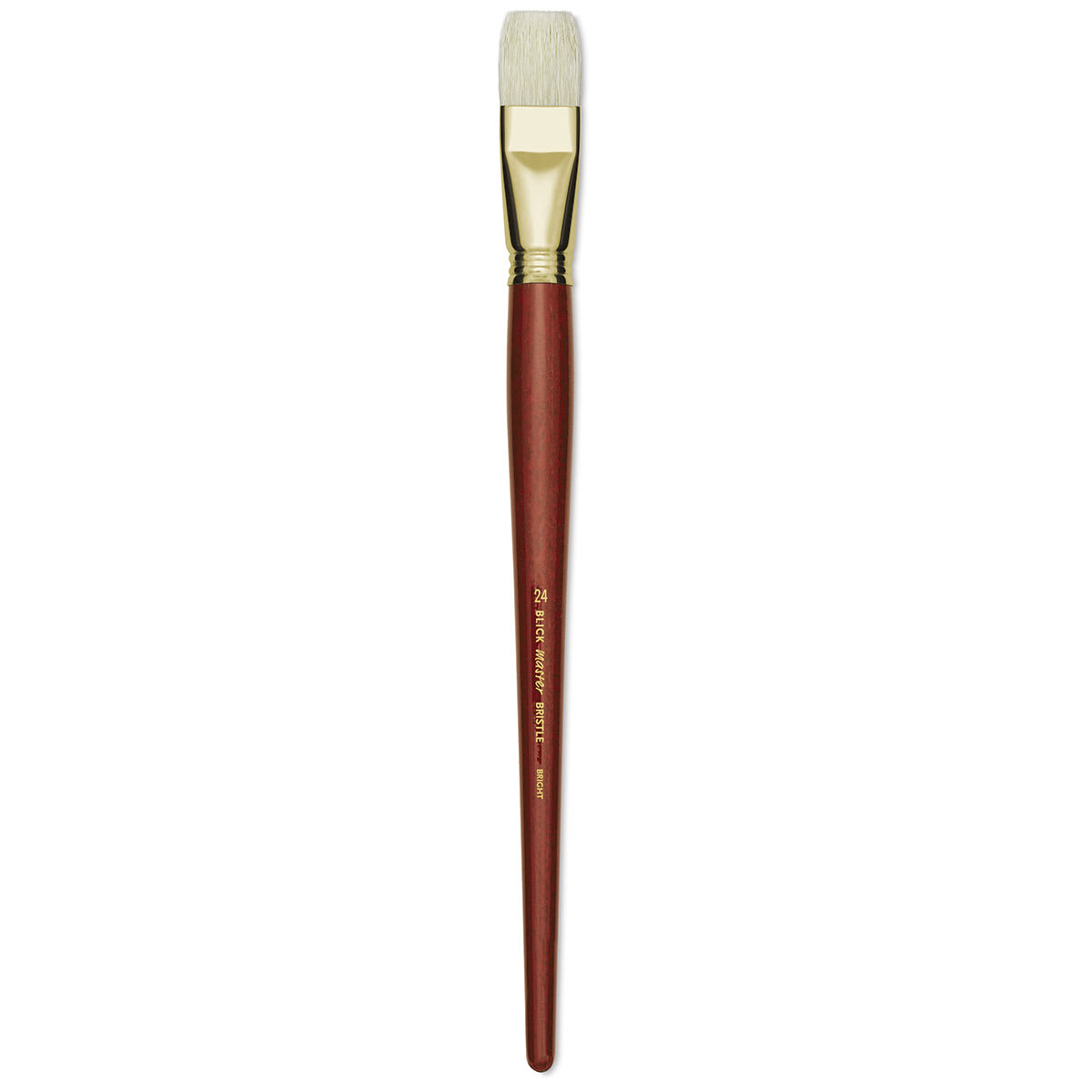 Blick Master Bristle Brush - Bright, Long Handle, Size 24