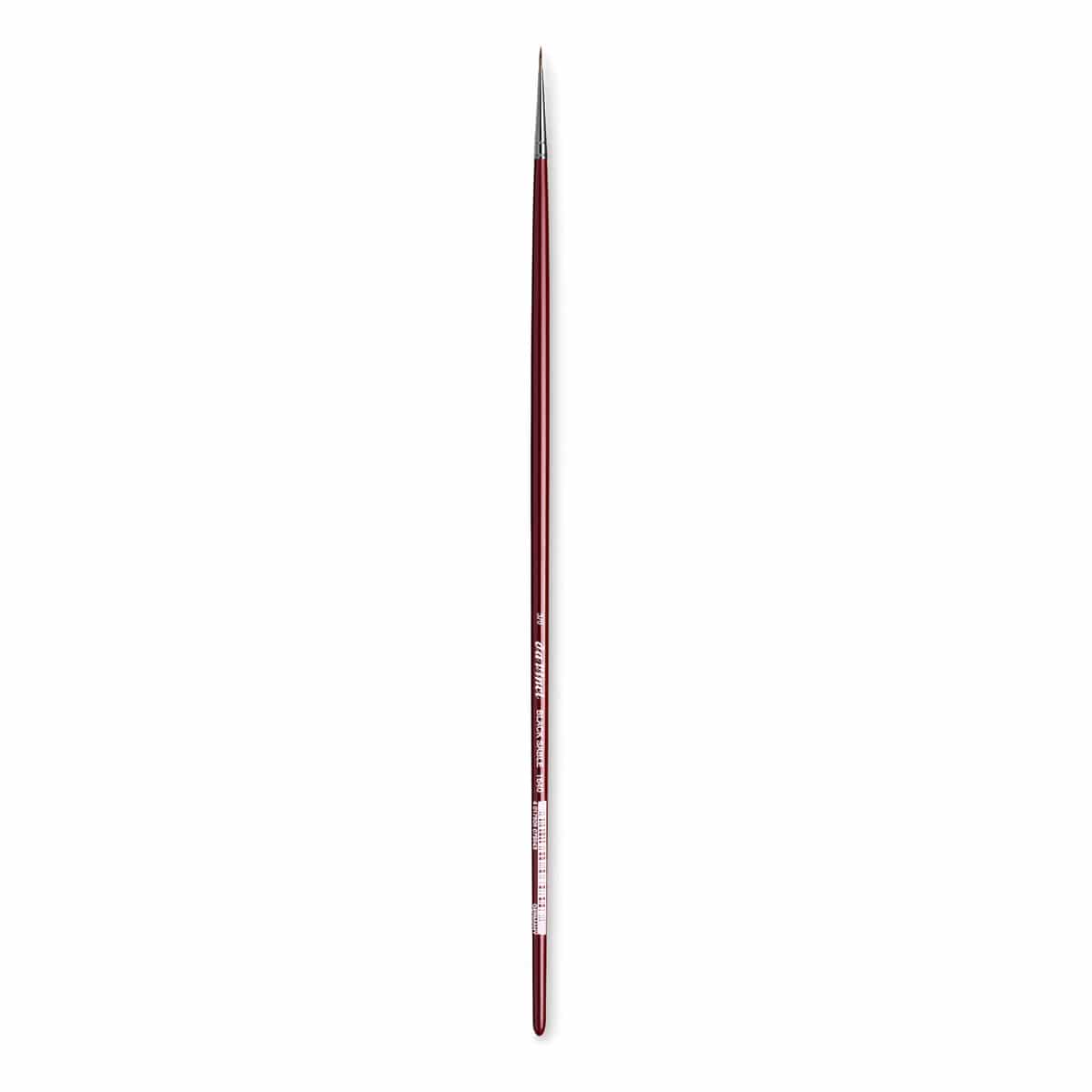 Da Vinci Black Sable Brush - Round, Long Handle, Size 3/0