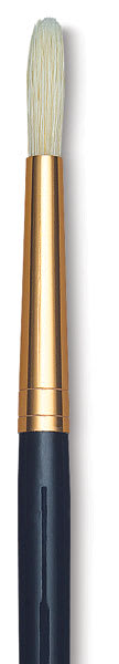 Da Vinci Plein Air Bristle Brushes - Closeup of tip of Round Brush
