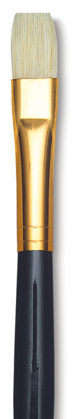 Da Vinci Plein Air Bristle Brushes - Closeup of tip of Flat Brush
