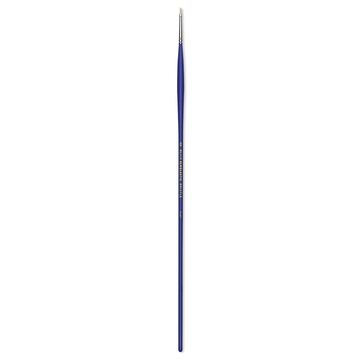 Blick Scholastic White Bristle Brush - Flat, Size 0