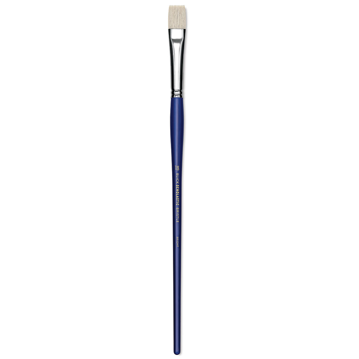 Blick Scholastic White Bristle Brush - Bright, Size 18