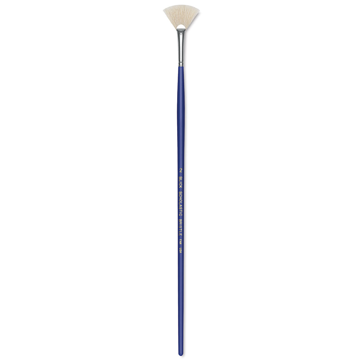 Blick Scholastic White Bristle Brush - Fan, Size 2