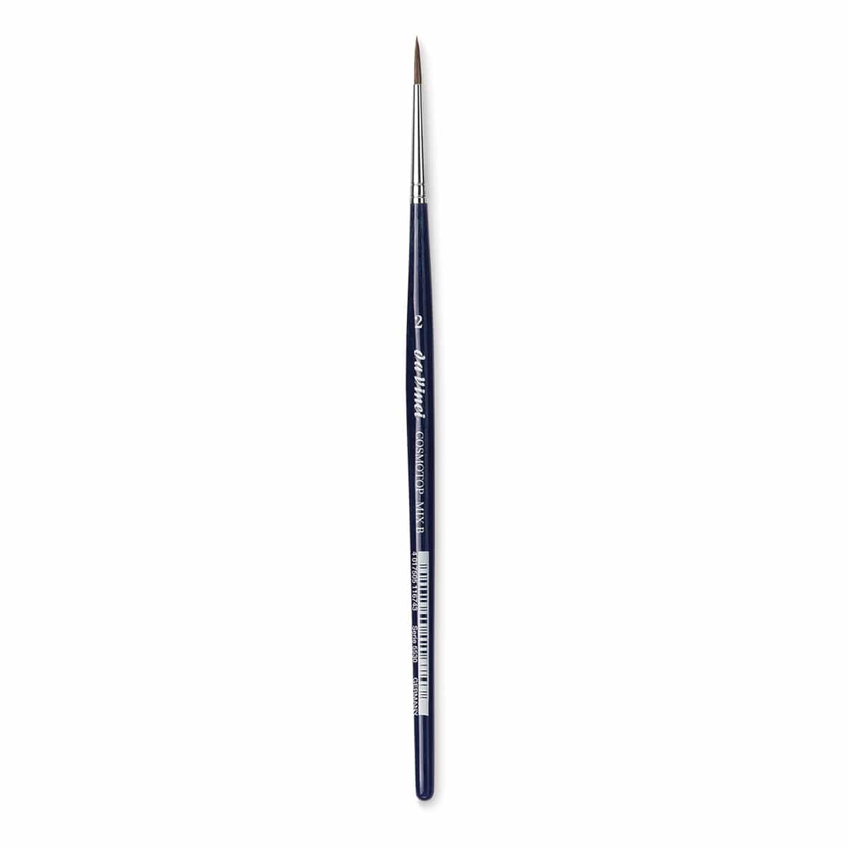Da Vinci Cosmotop Sable Mix B Brush - Round, Short Handle, Size 2