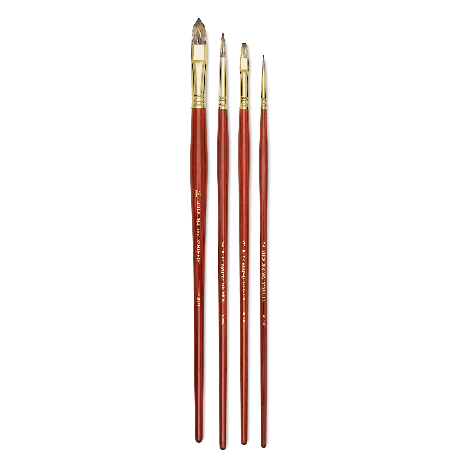 Blick Master Synthetic Brush Set - Set of 4