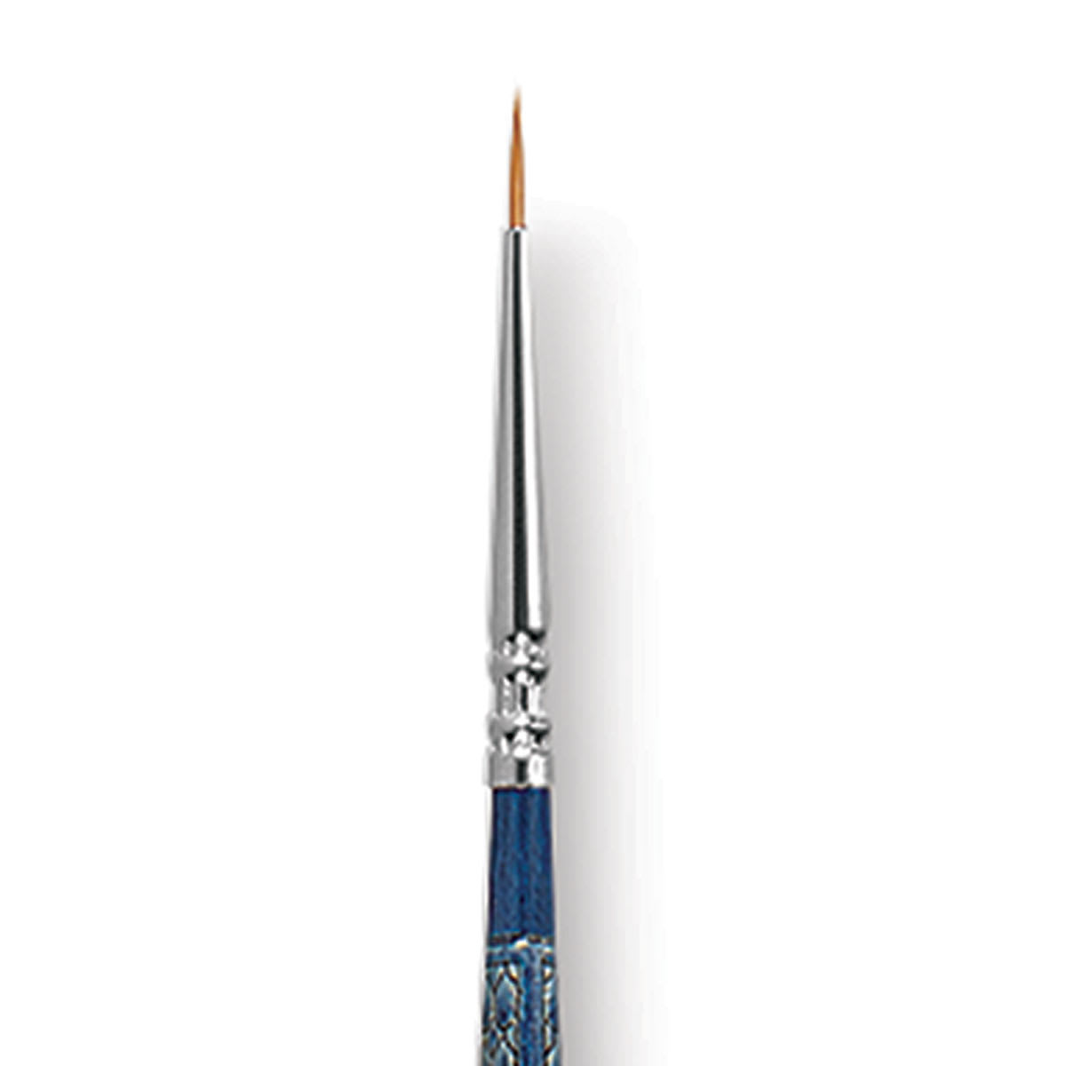 Escoda Optimo Kolinsky Sable Brush - Pointed Round, Long Handle, Size 0 close up