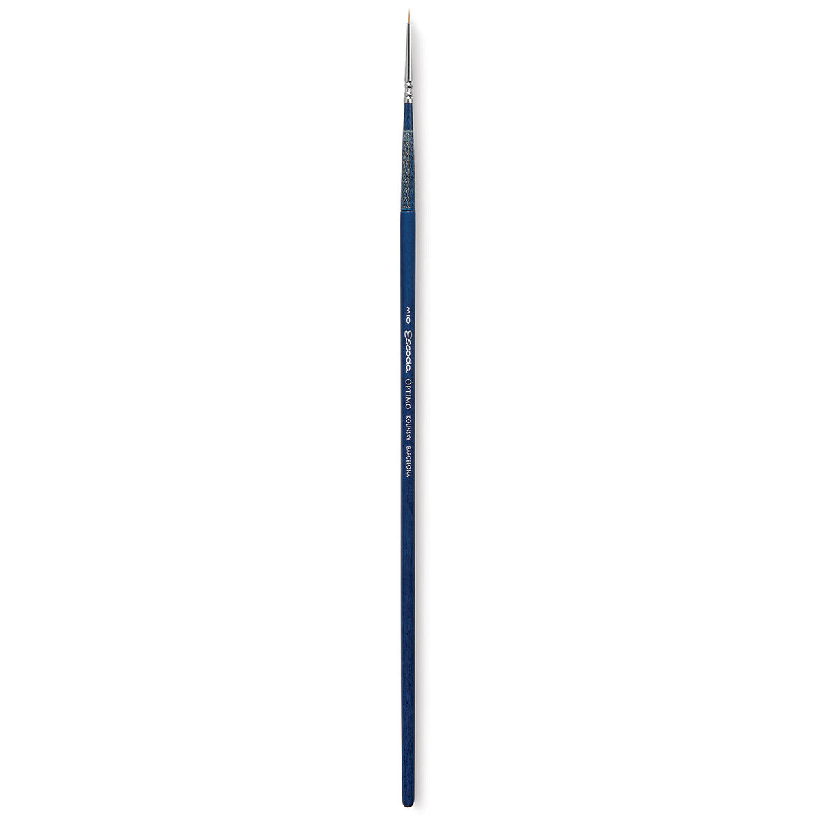 Escoda Optimo Kolinsky Sable Brush - Pointed Round, Long Handle, Size 3/0