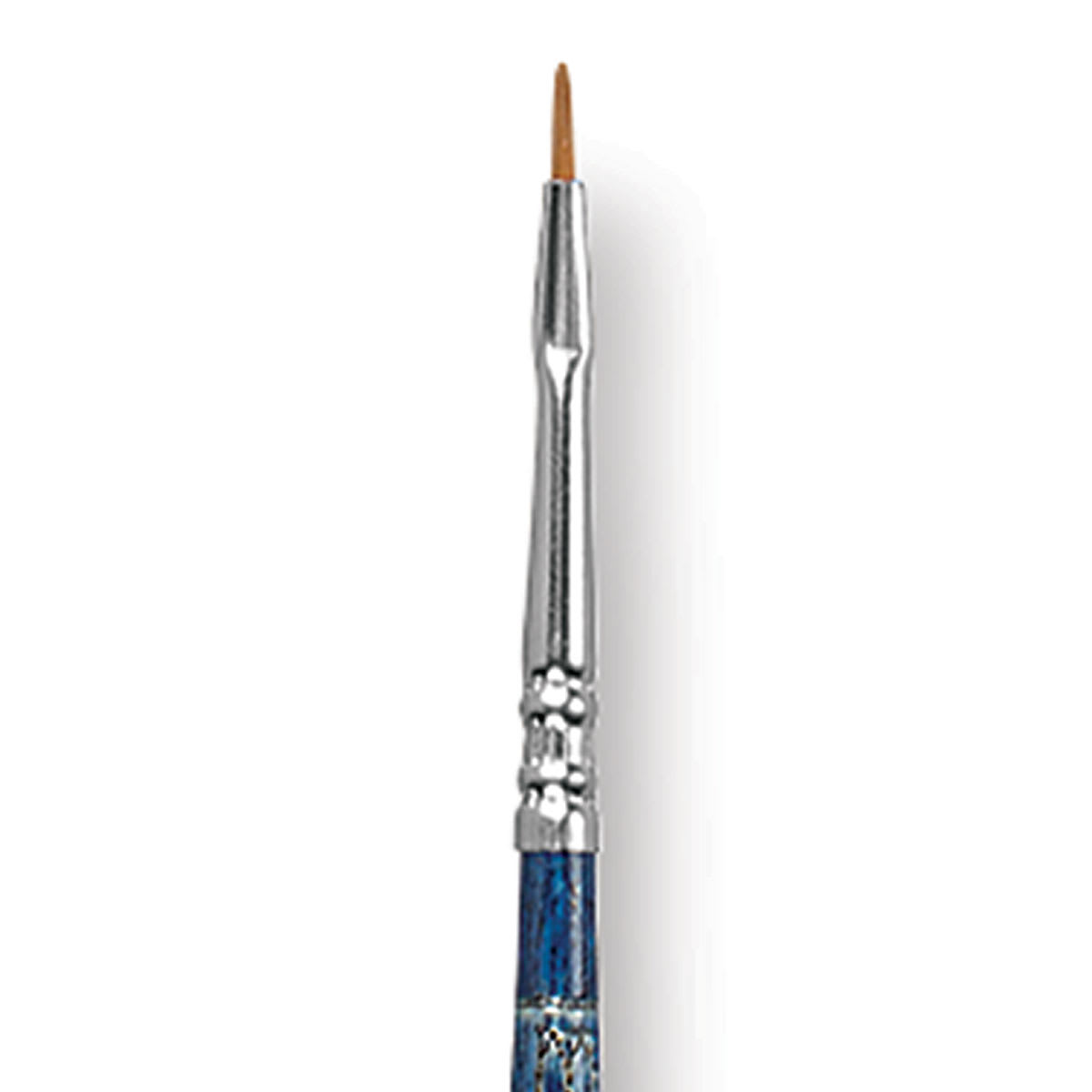 Escoda Optimo Kolinsky Sable Brush - Bright, Long Handle, Size 0 close up