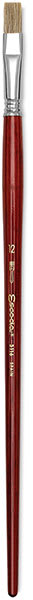 Bravo Light Ox Hair Brushes - Bright Brush shown upright