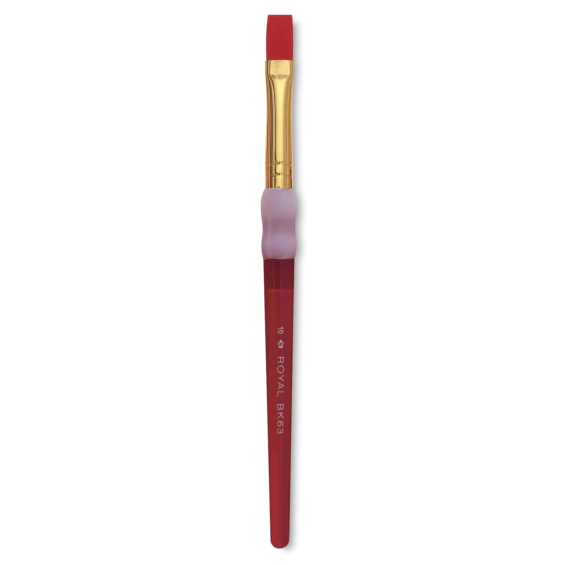Royal & Langnickel Big Kids' Choice Lil' Grippers Brush - Series BK63 Shader, Size 10, Short Handle